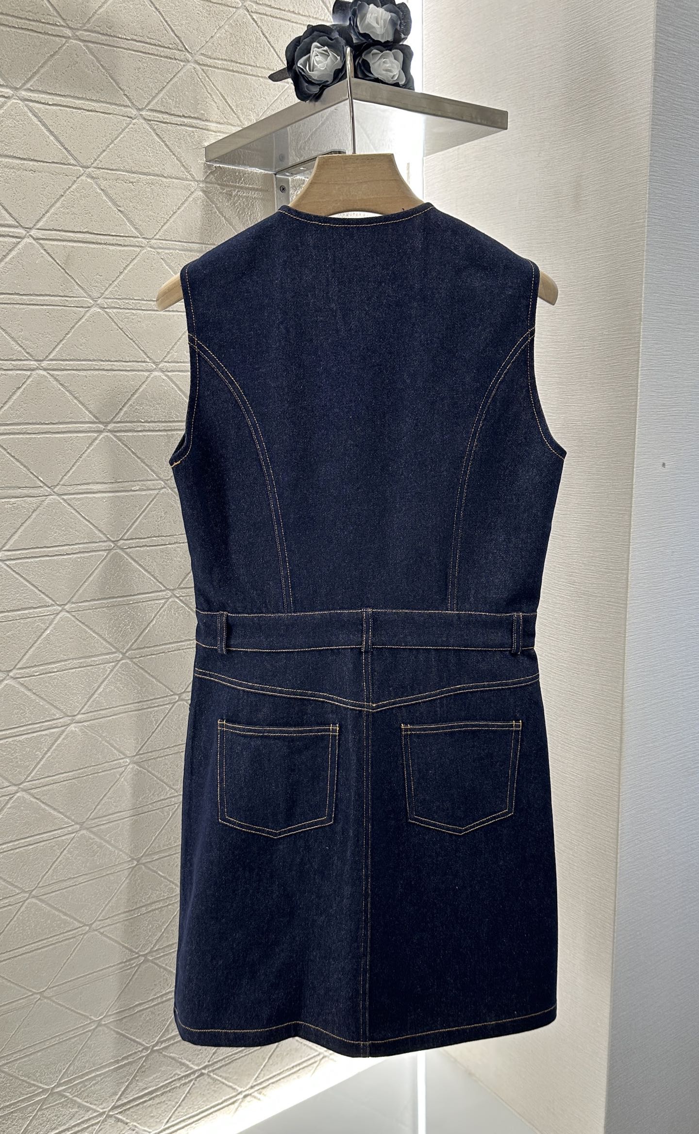 L 2025 new product Denim vest skirt