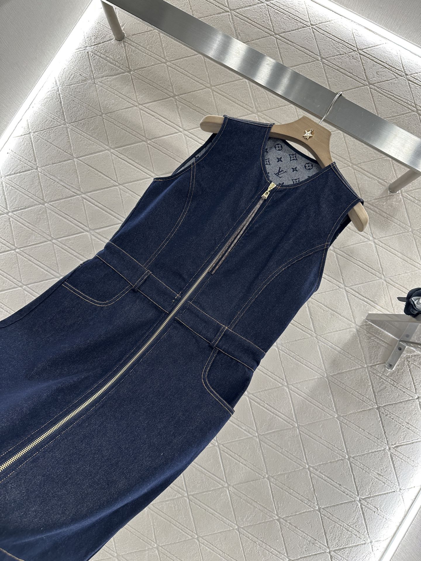 L 2025 new product Denim vest skirt