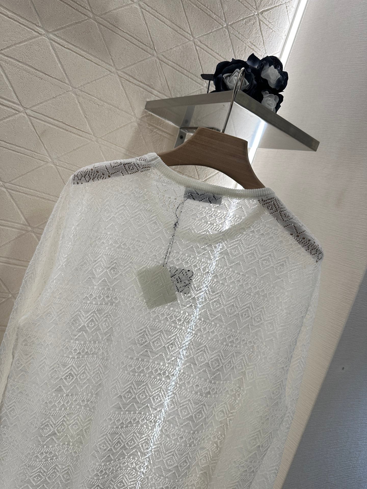 Nouveau produit Lo 2025 Manches longues en tricot creux