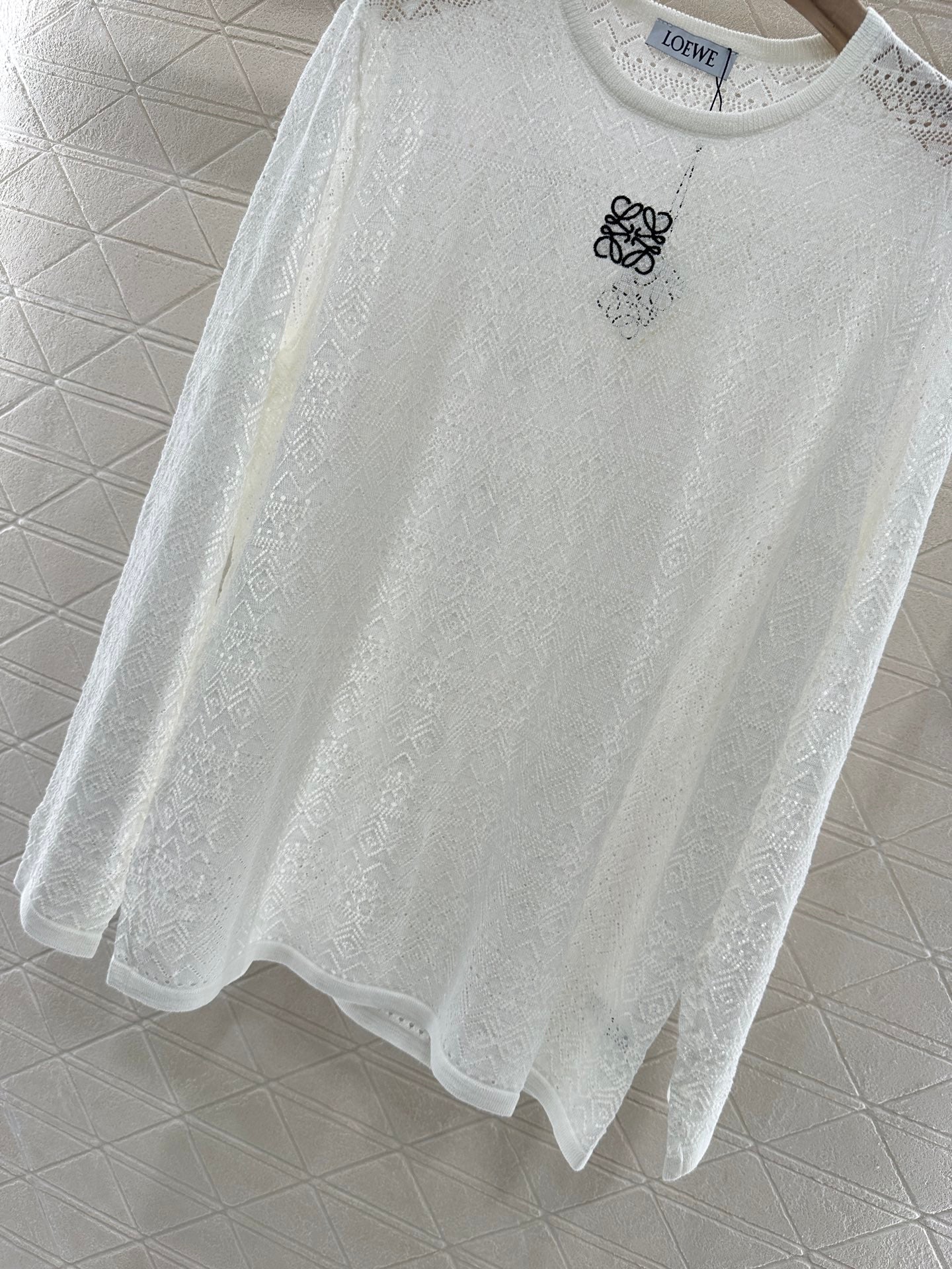 Nouveau produit Lo 2025 Manches longues en tricot creux