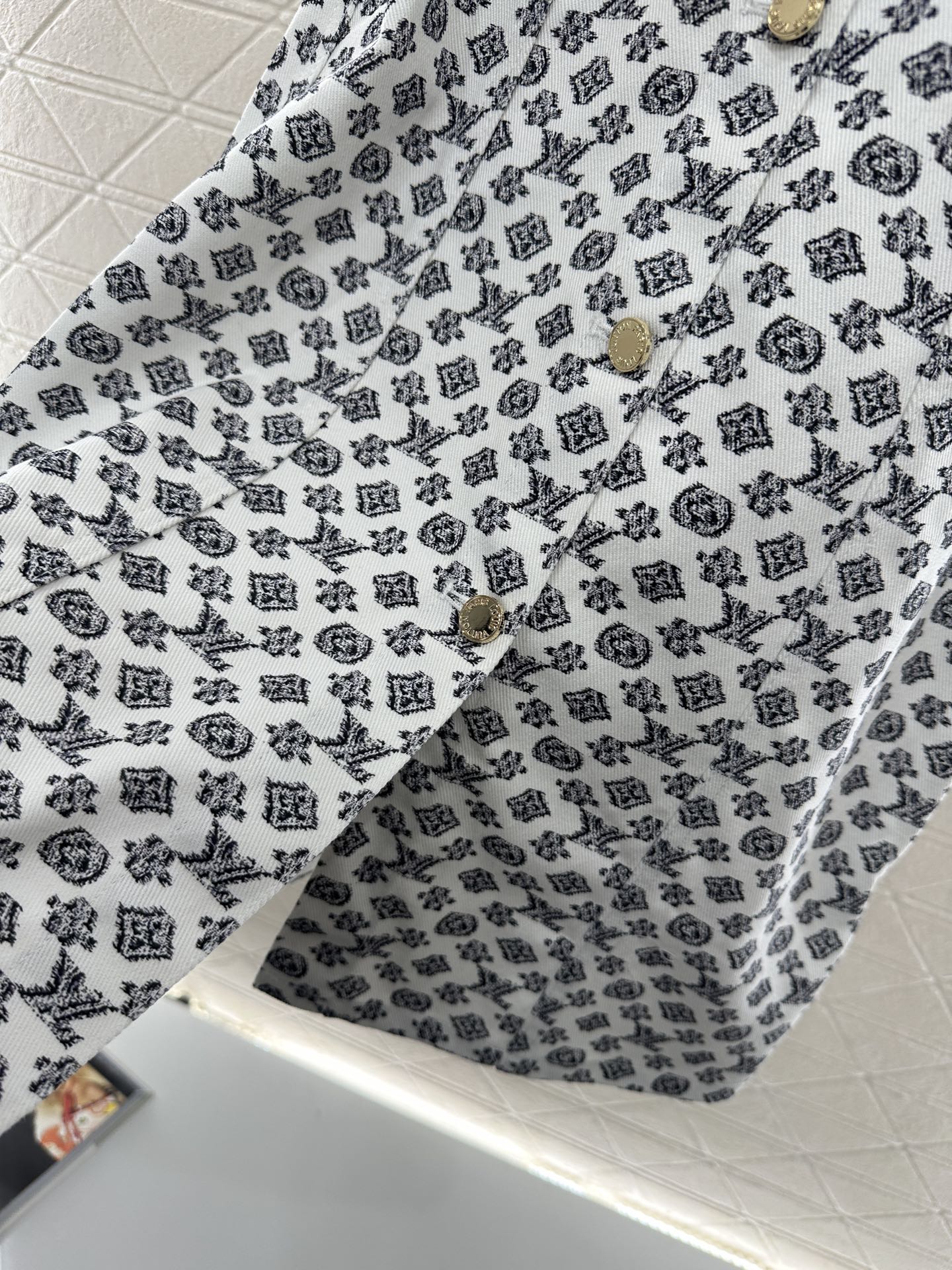 L 2025 new product Printed belt denim dress