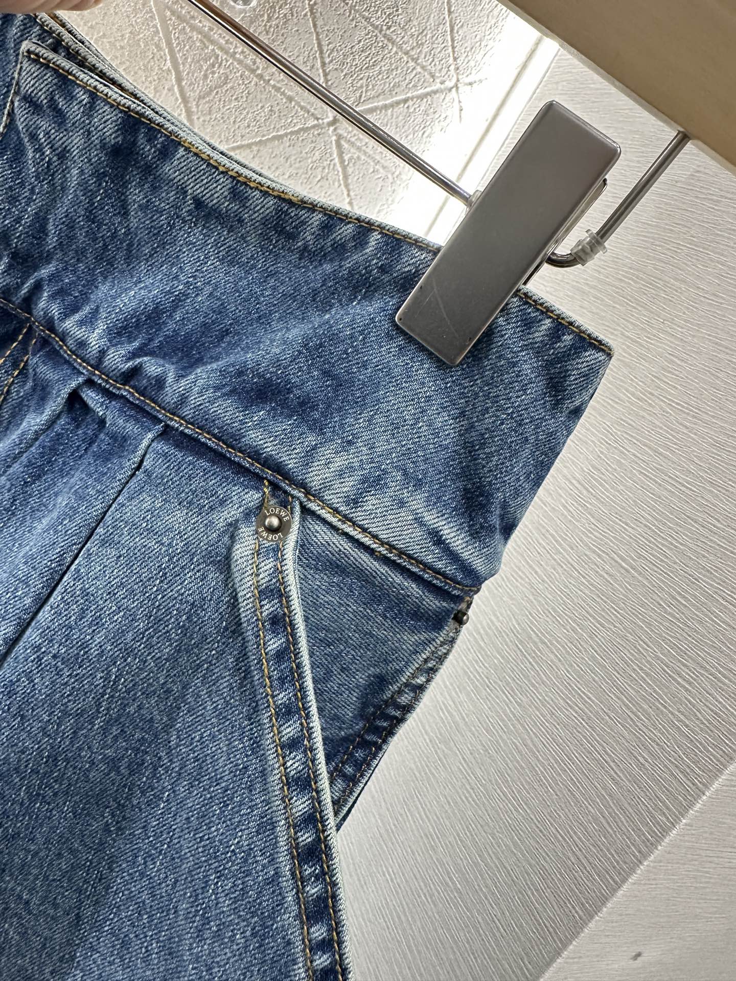 Lo 2025 new product Super cool denim cropped pants