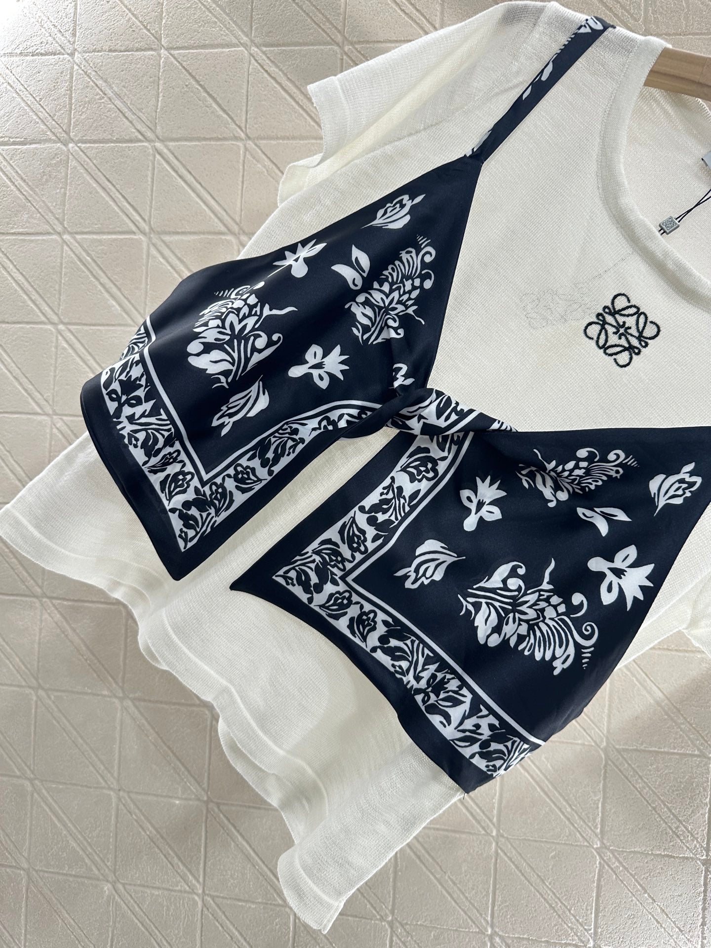 LO 2025 new product Printed knitted top