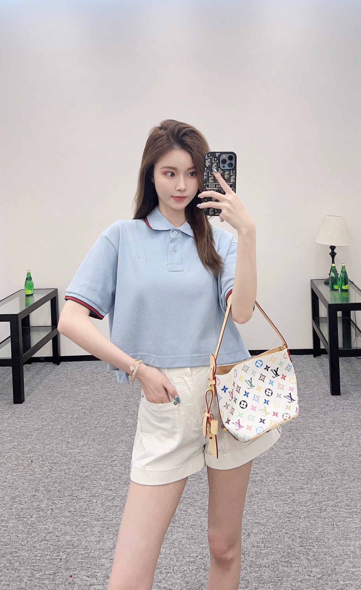 G 2025 new product Short 𝑝𝑜𝑙𝑜 top