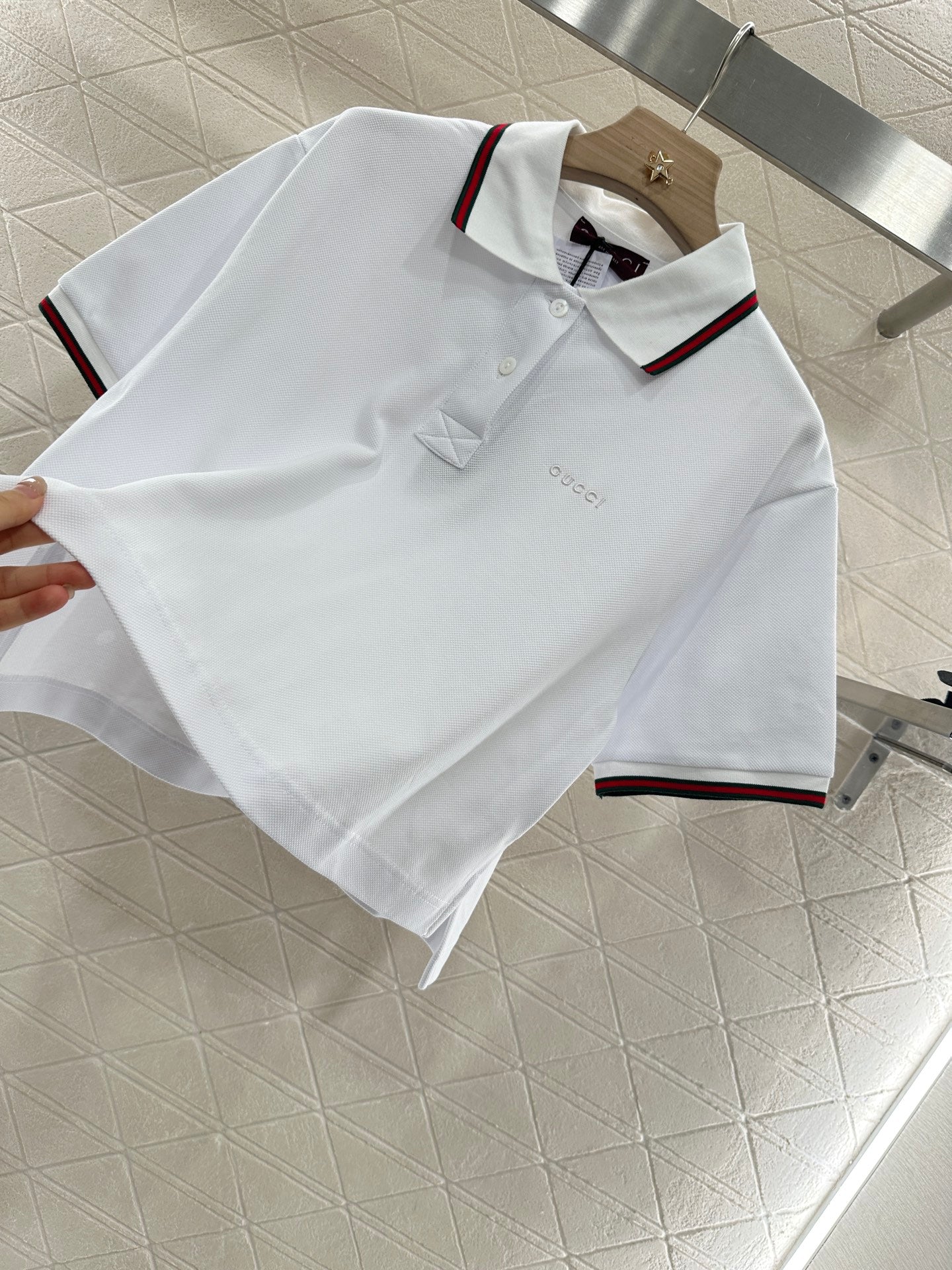 G 2025 new product Short 𝑝𝑜𝑙𝑜 top