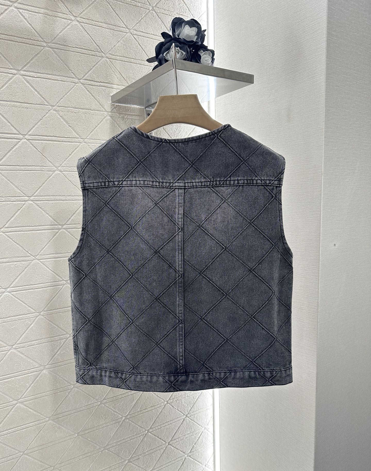 C 2025 new products Denim vest and short skirt set