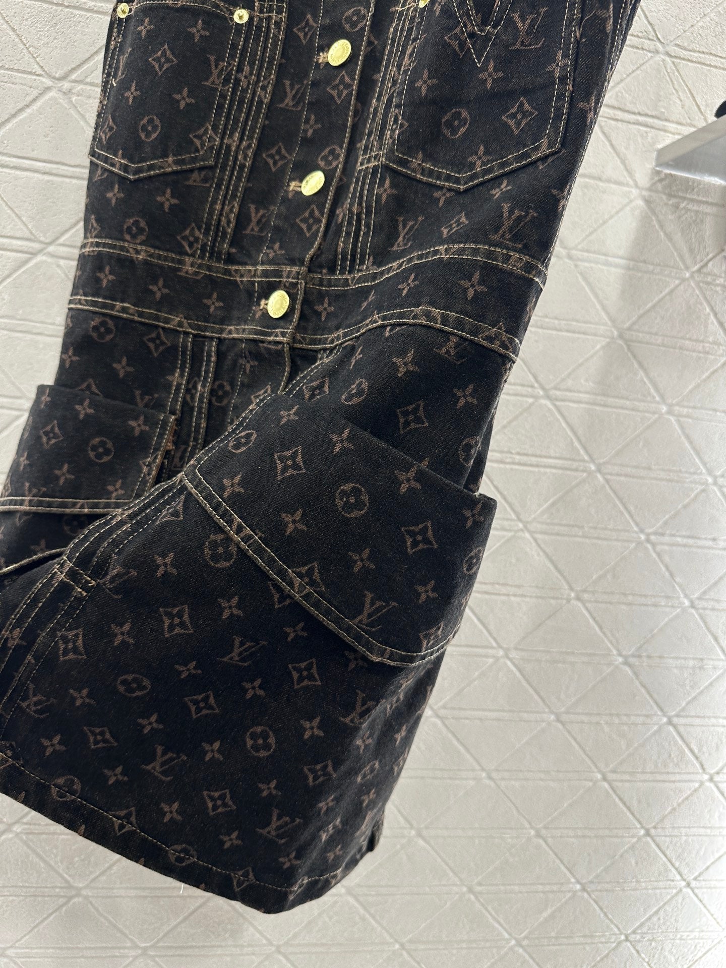 L 2025 new products Denim vest skirt