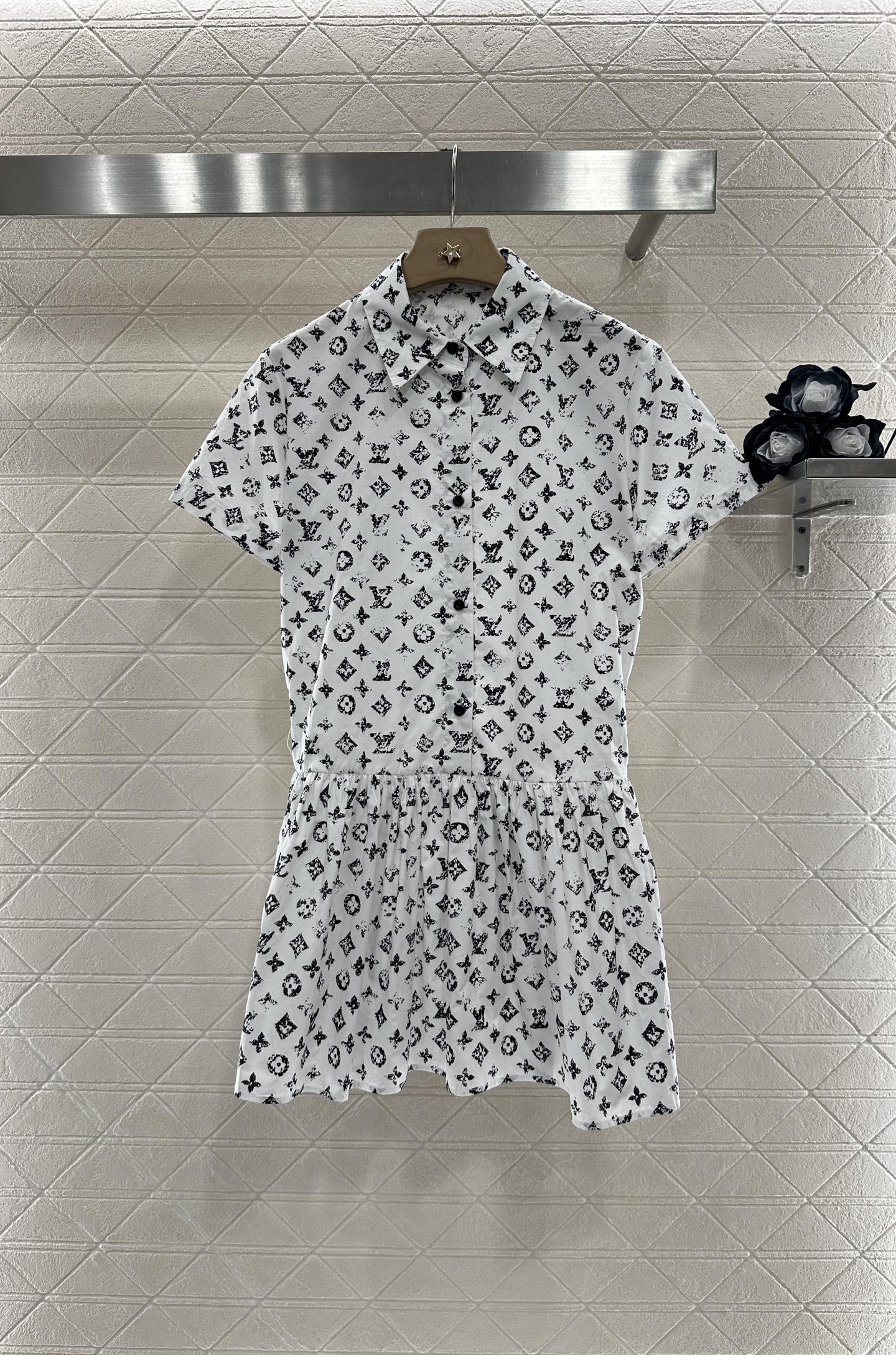 L 2025 new product Short-sleeved dress