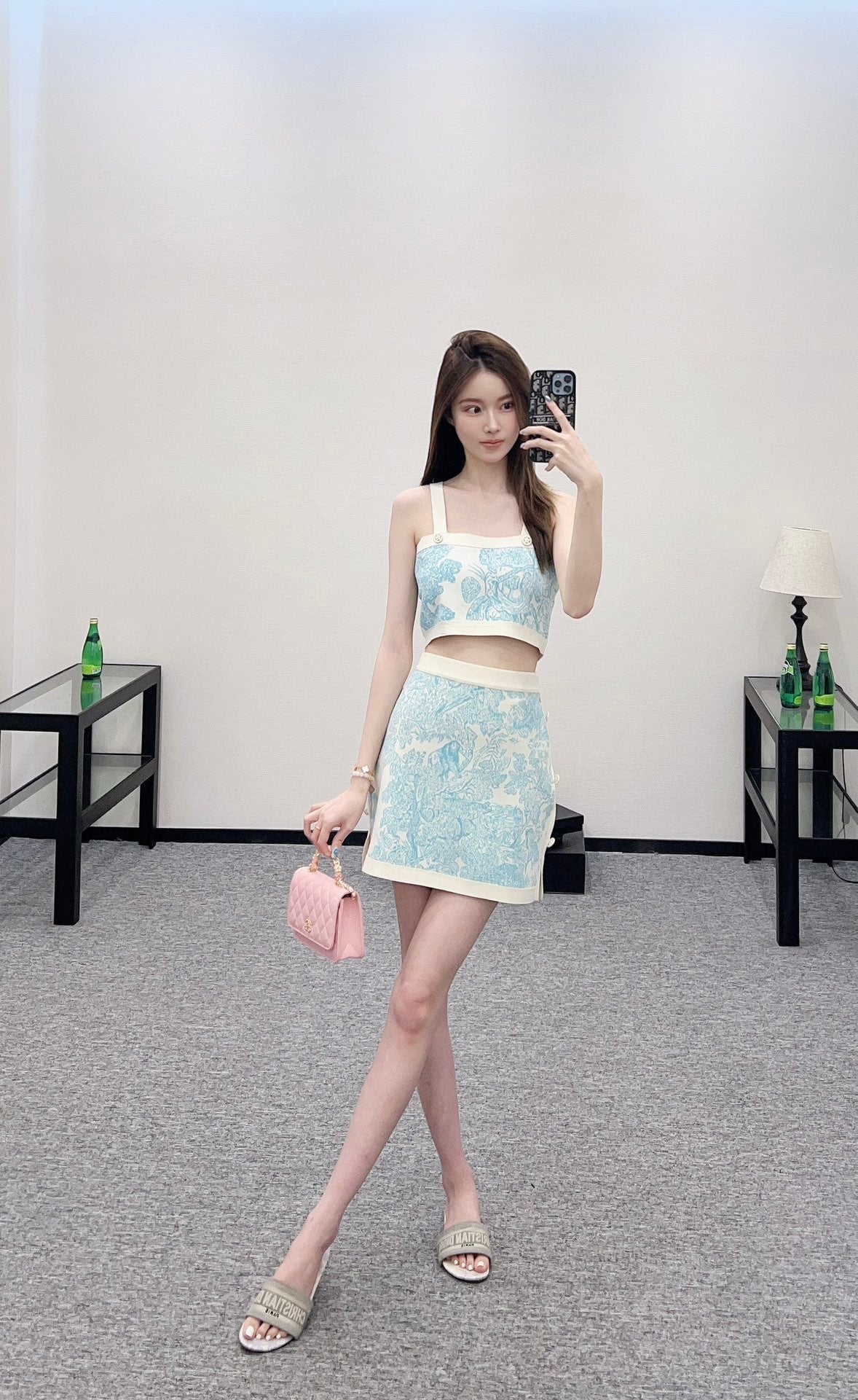 D 2025 new product Vest and skirt set