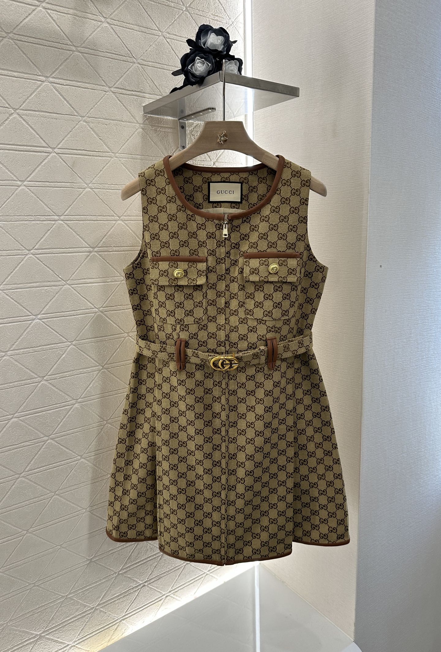 G 2025 new product Belt vest dress