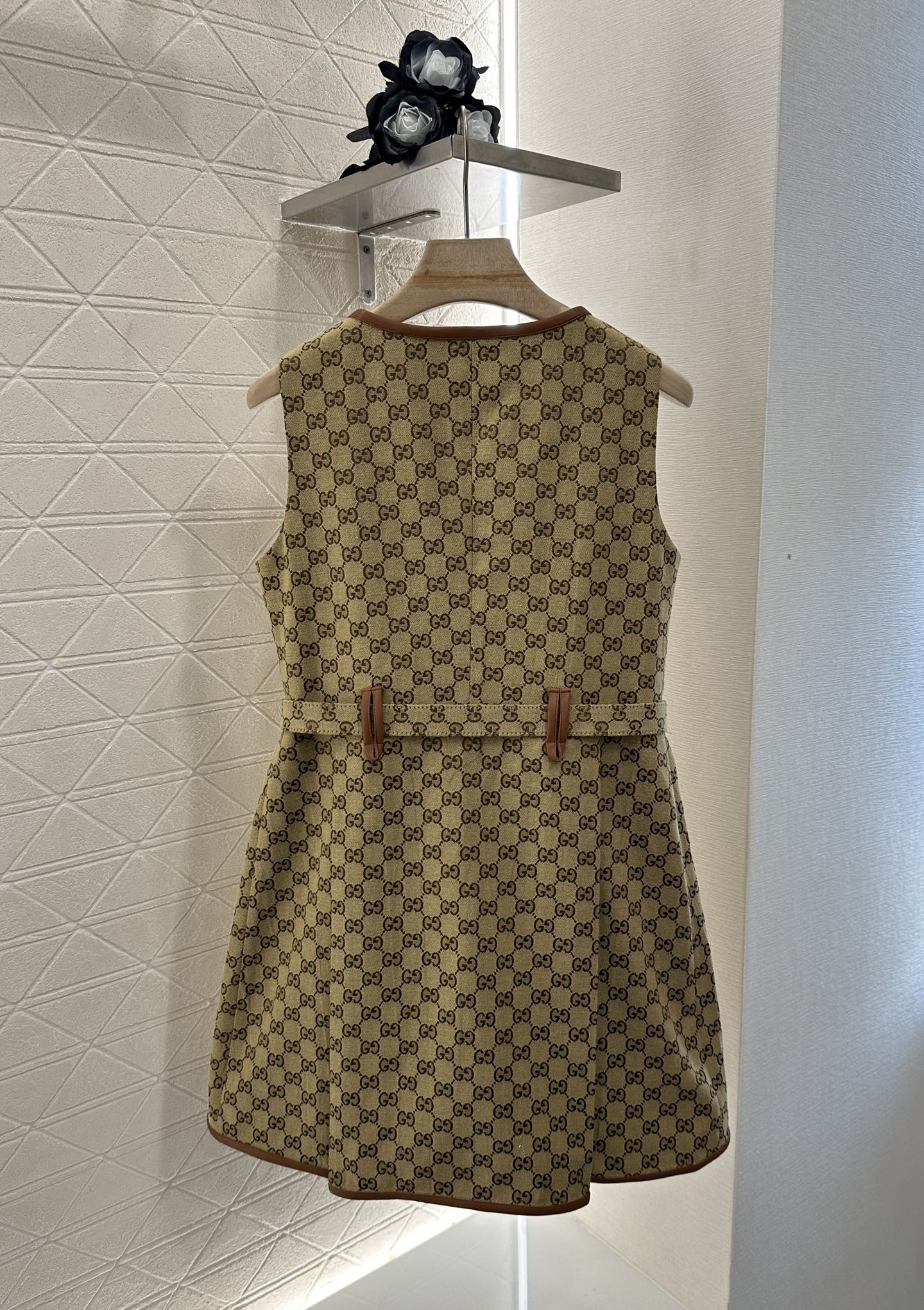 G 2025 new product Belt vest dress