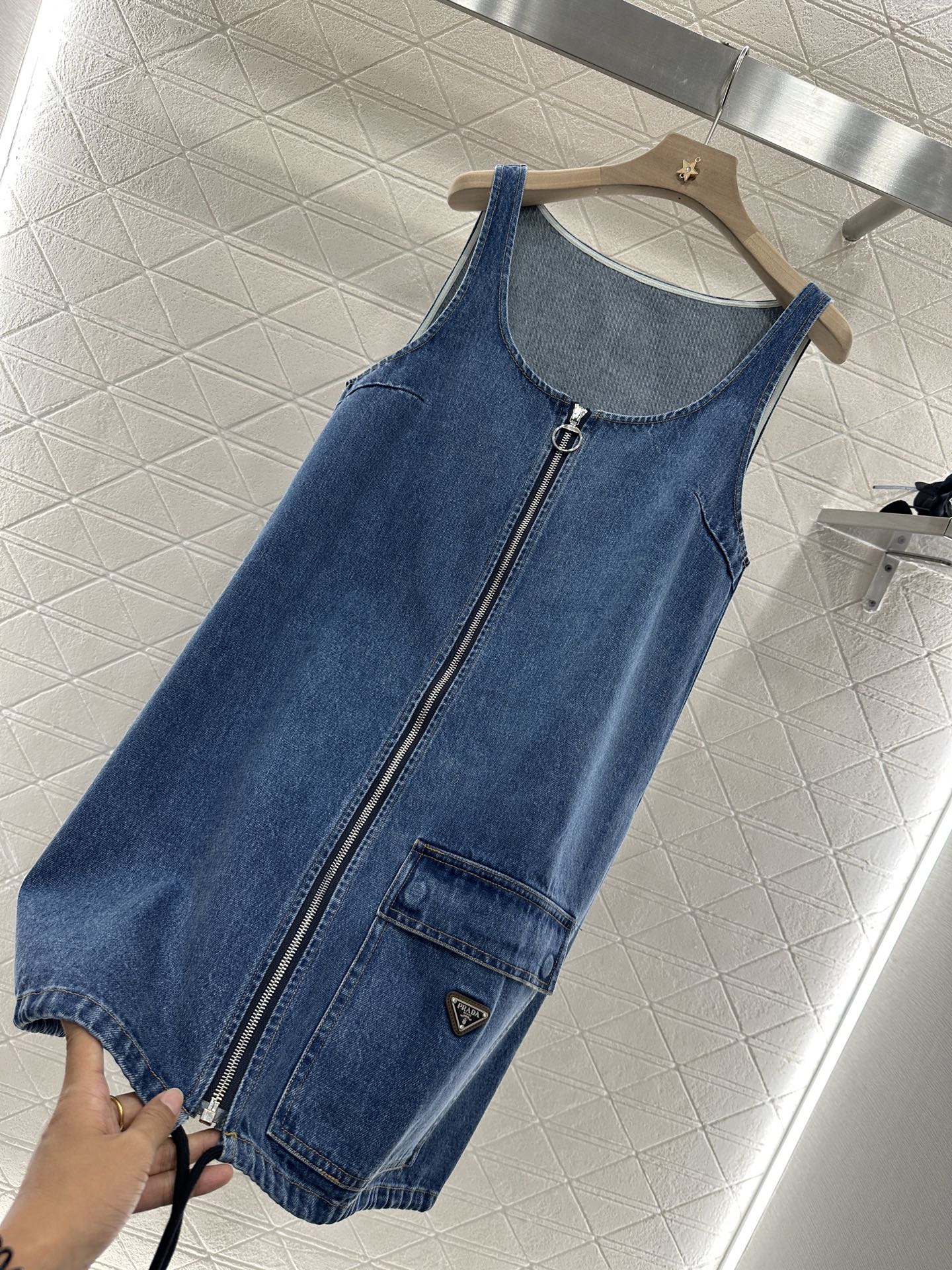 P 2025 neues Produkt Jeanswestenrock
