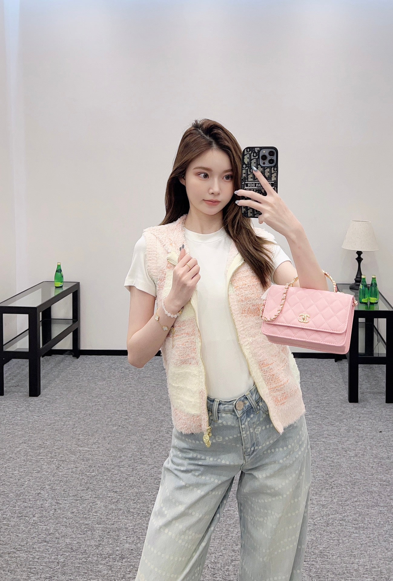 C 2025 new product Hooded knitted vest