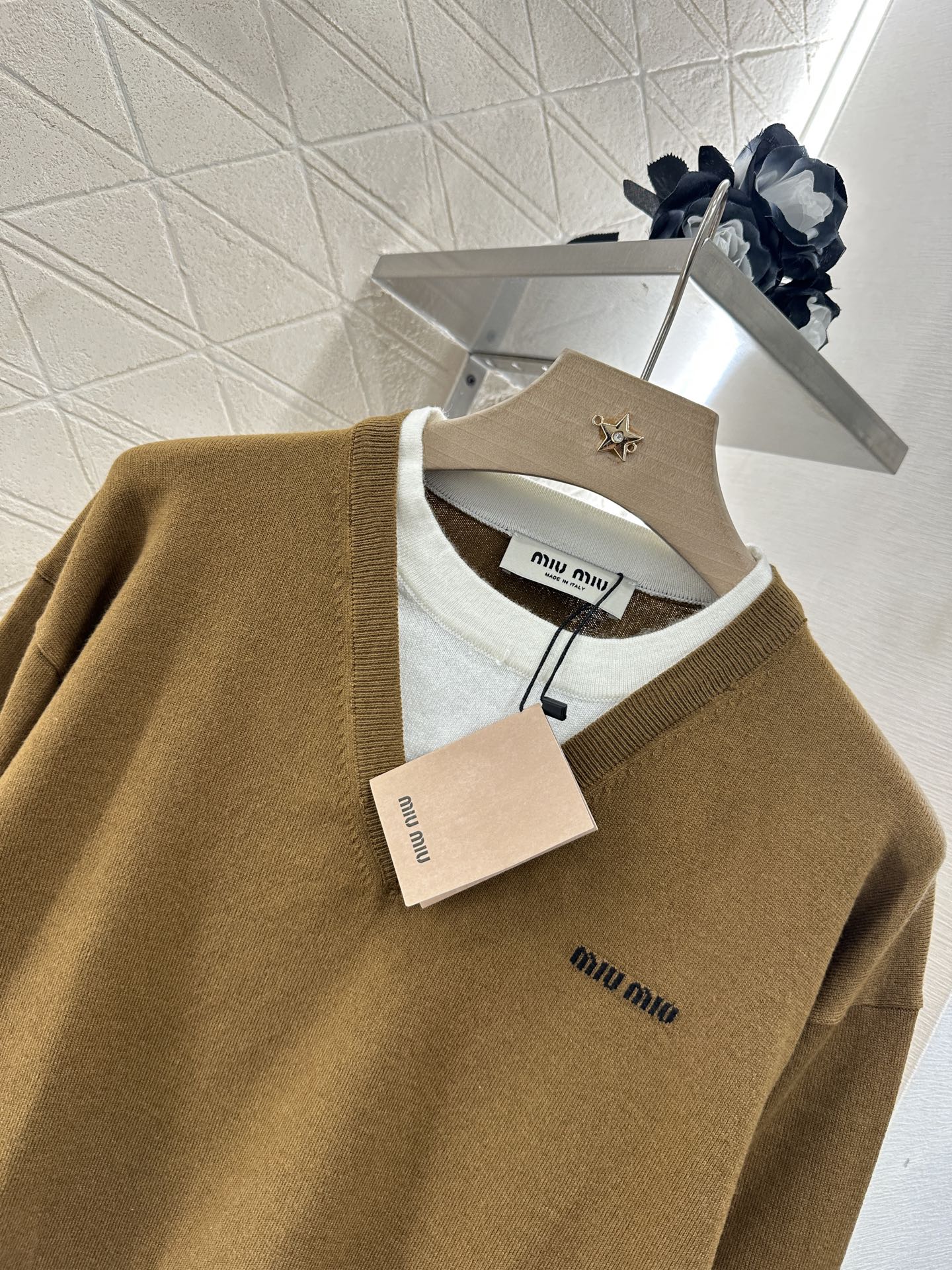 M 2025 new product Knitted long-sleeved sweater