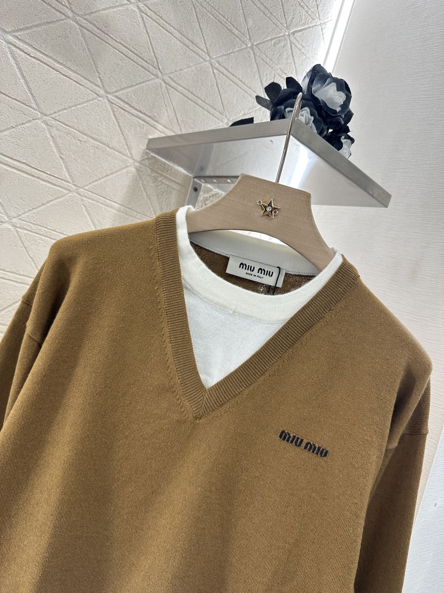 M 2025 new product Knitted long-sleeved sweater