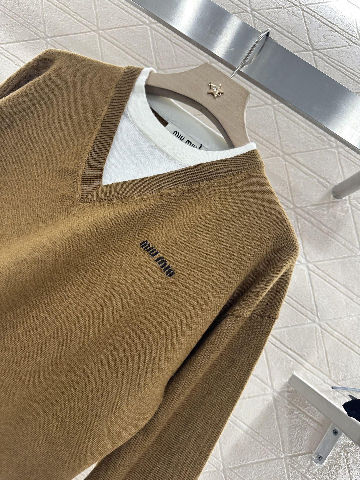 M 2025 new product Knitted long-sleeved sweater