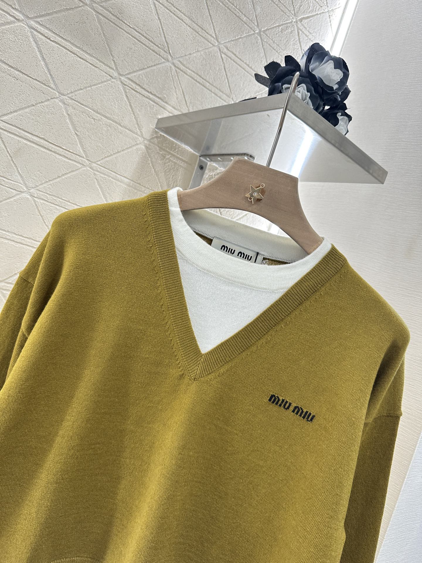 M 2025 new product Knitted long-sleeved sweater