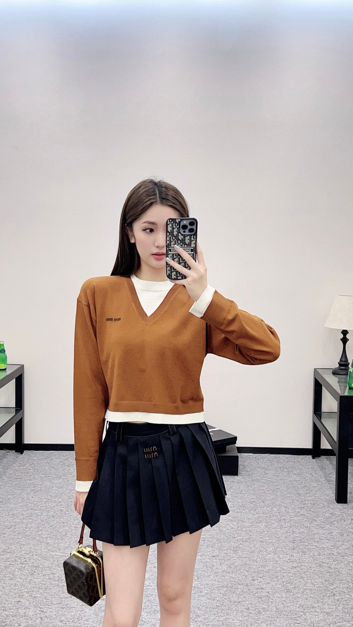 M 2025 new product Knitted long-sleeved sweater