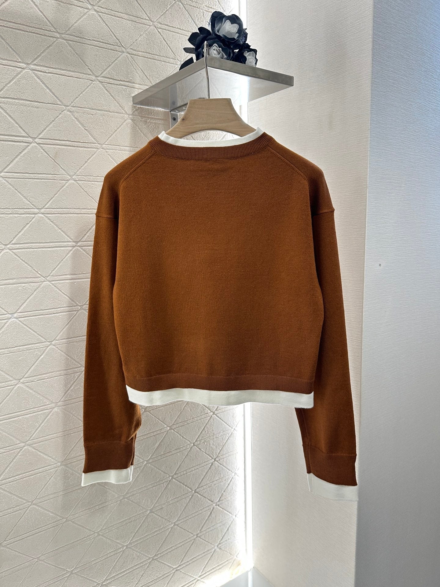 M 2025 new product Knitted long-sleeved sweater