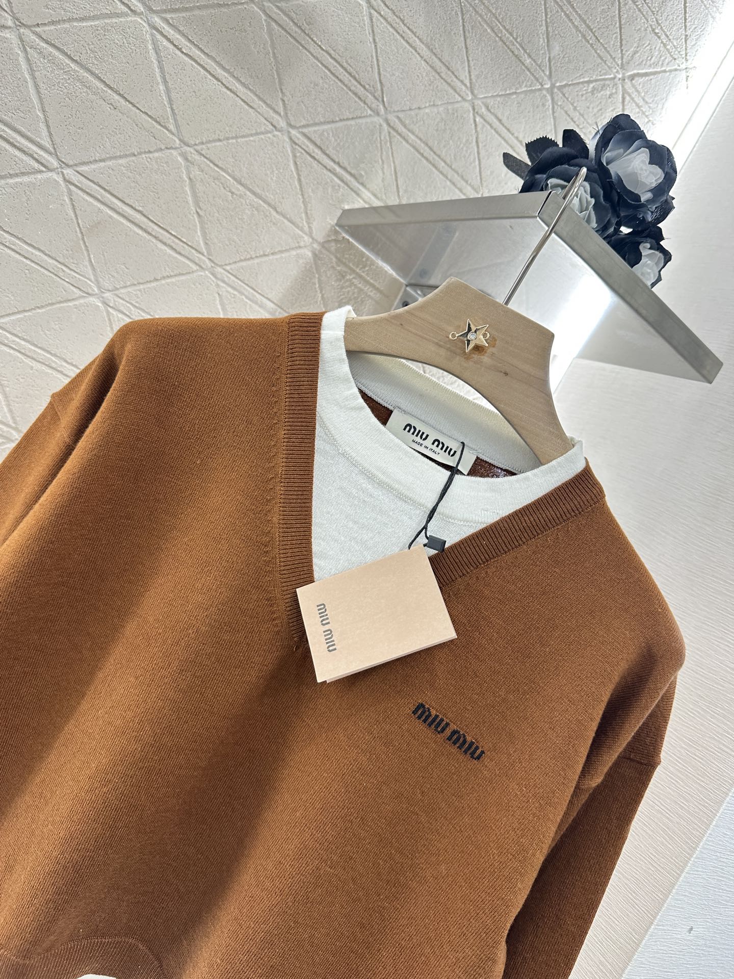 M 2025 new product Knitted long-sleeved sweater