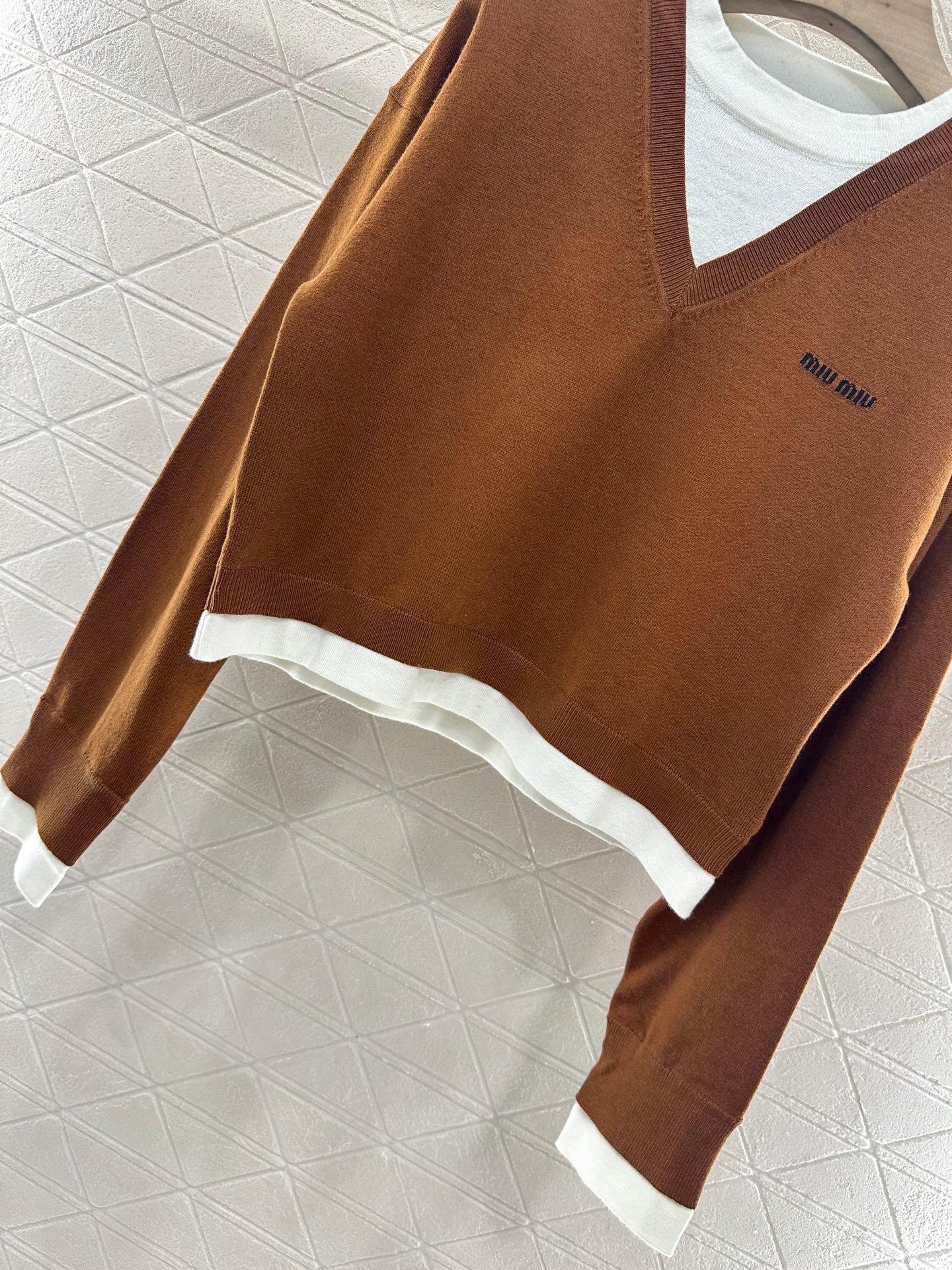 M 2025 new product Knitted long-sleeved sweater