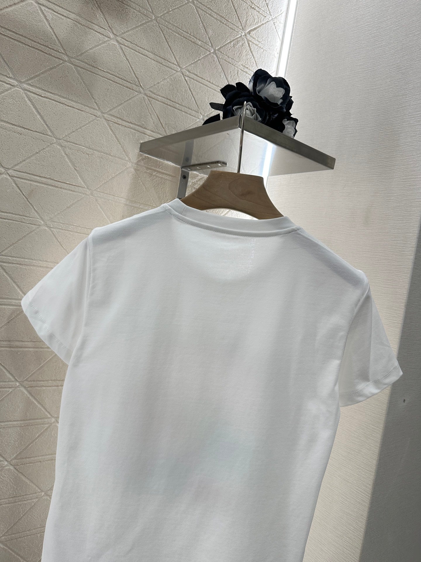 D 2025 nouveau produit T-shirt col rond imprimé