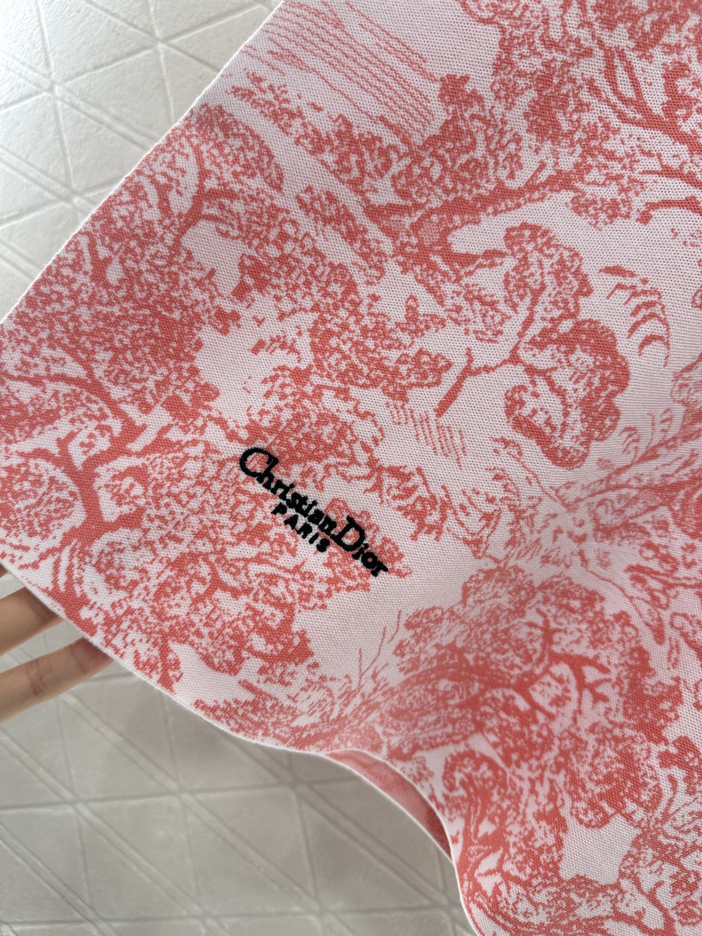 D 2025 new product Jacquard knitted short sleeves