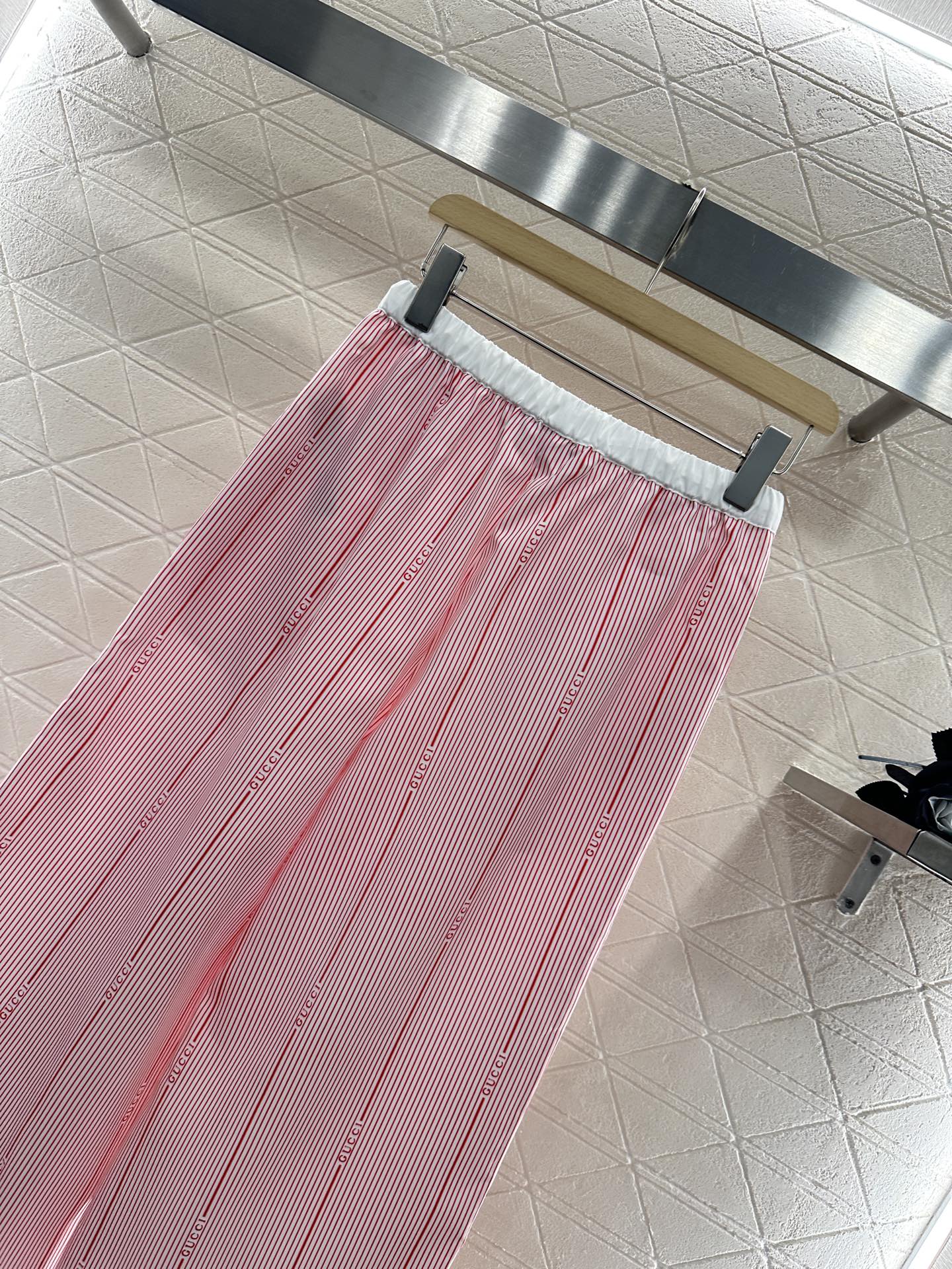 G 2025 new product Drawstring striped trousers