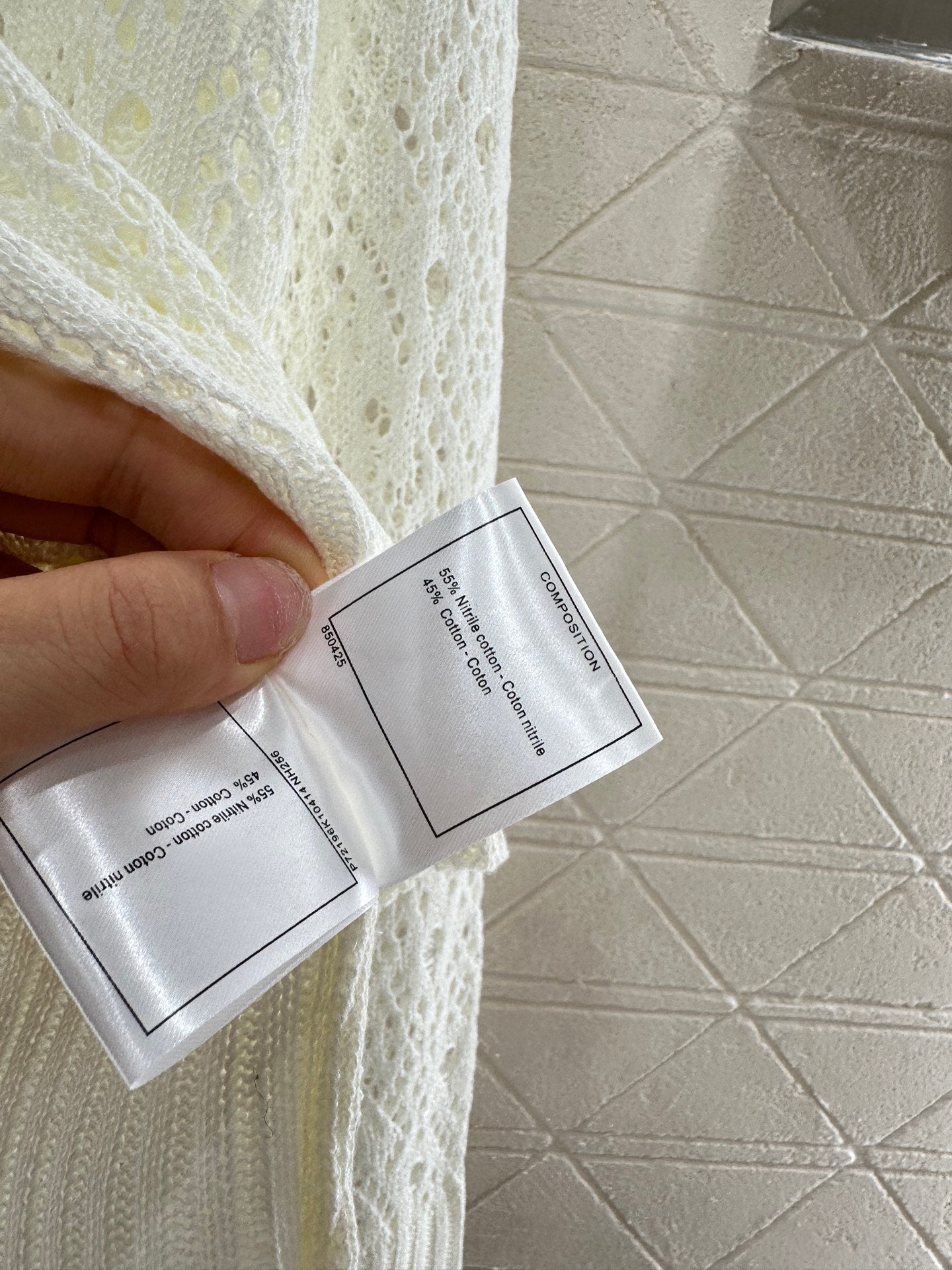 C 2025 new product Pearl hollow long sleeves