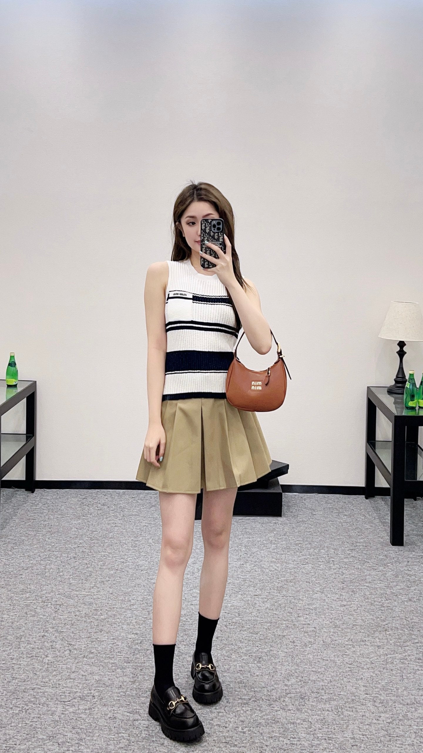 M 2025 new product Striped knitted vest