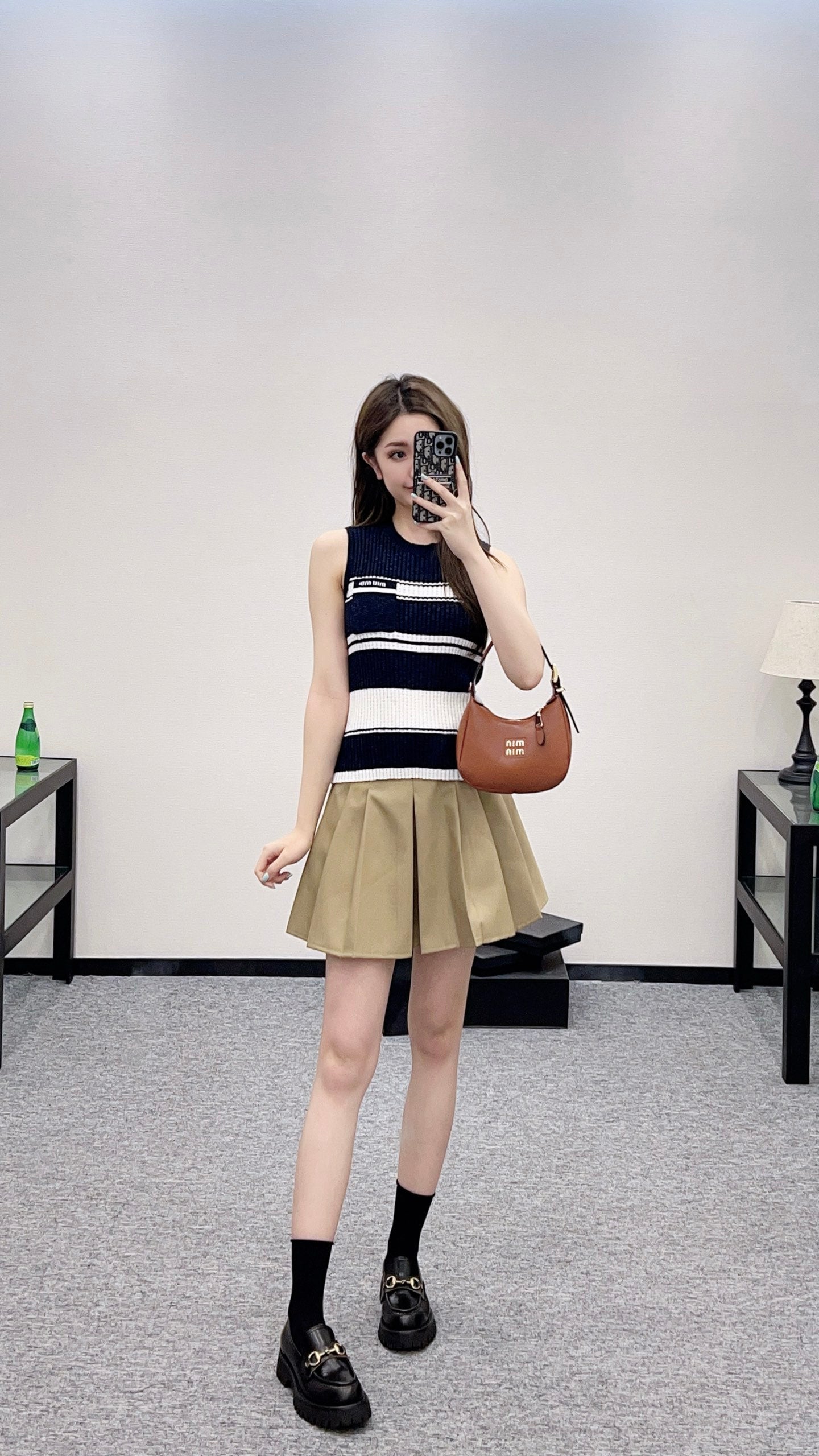 M 2025 new product Striped knitted vest