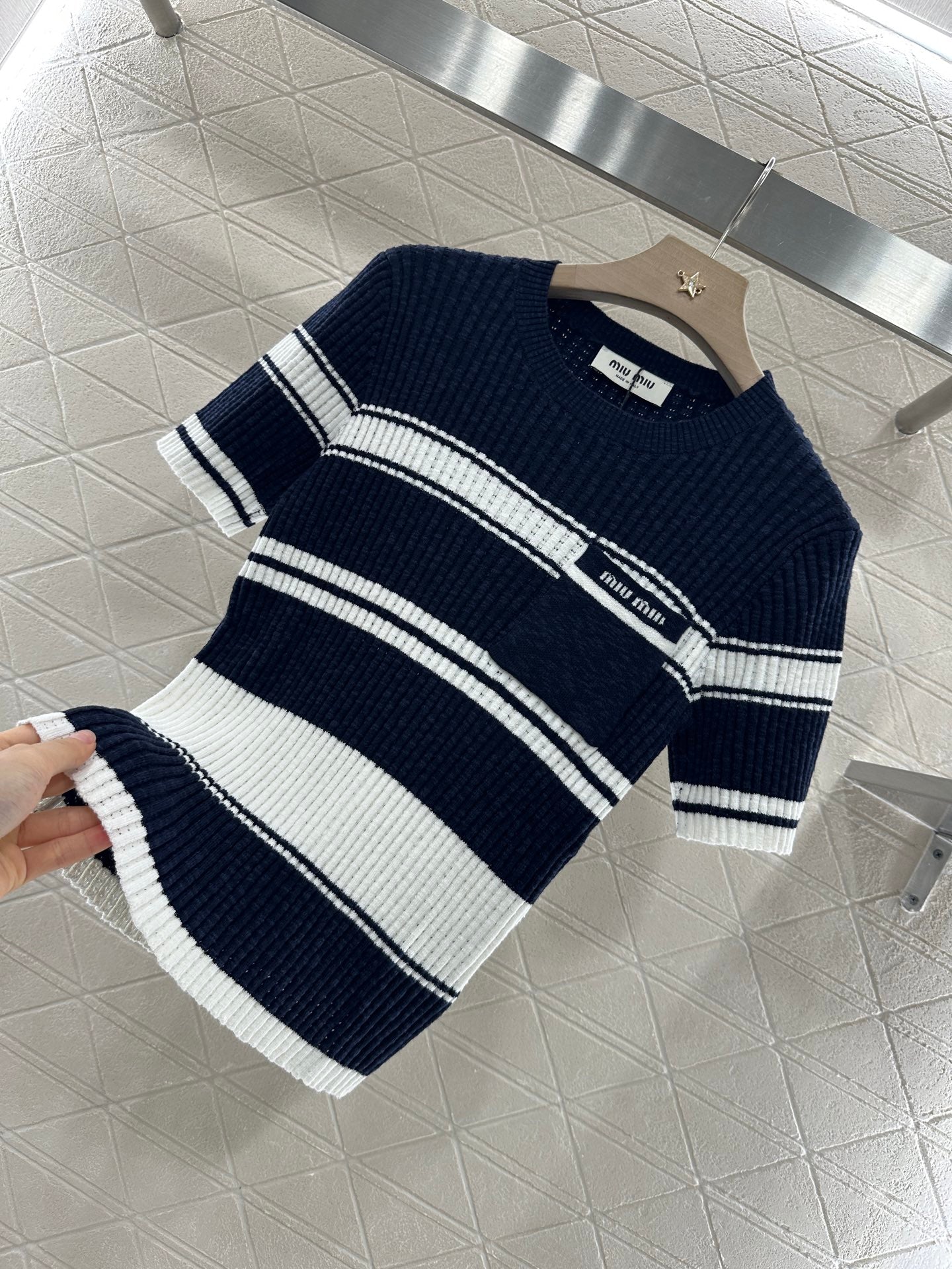 M 2025 new products Knitted short sleeves