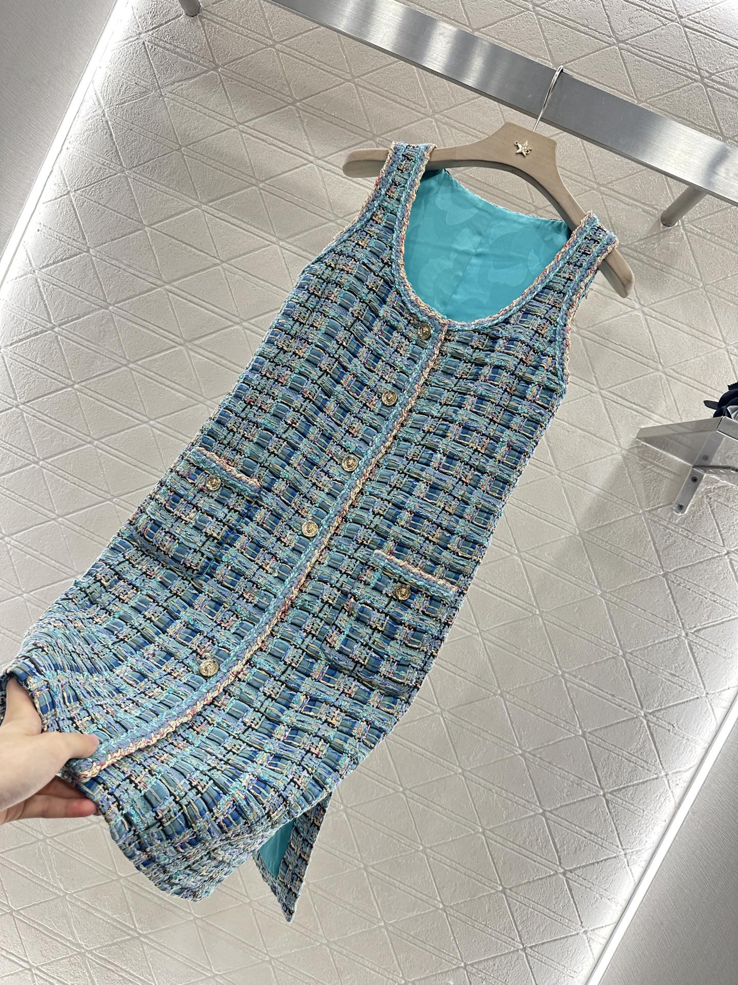 C 2025 neue Produkte Geflochtenes Kleid