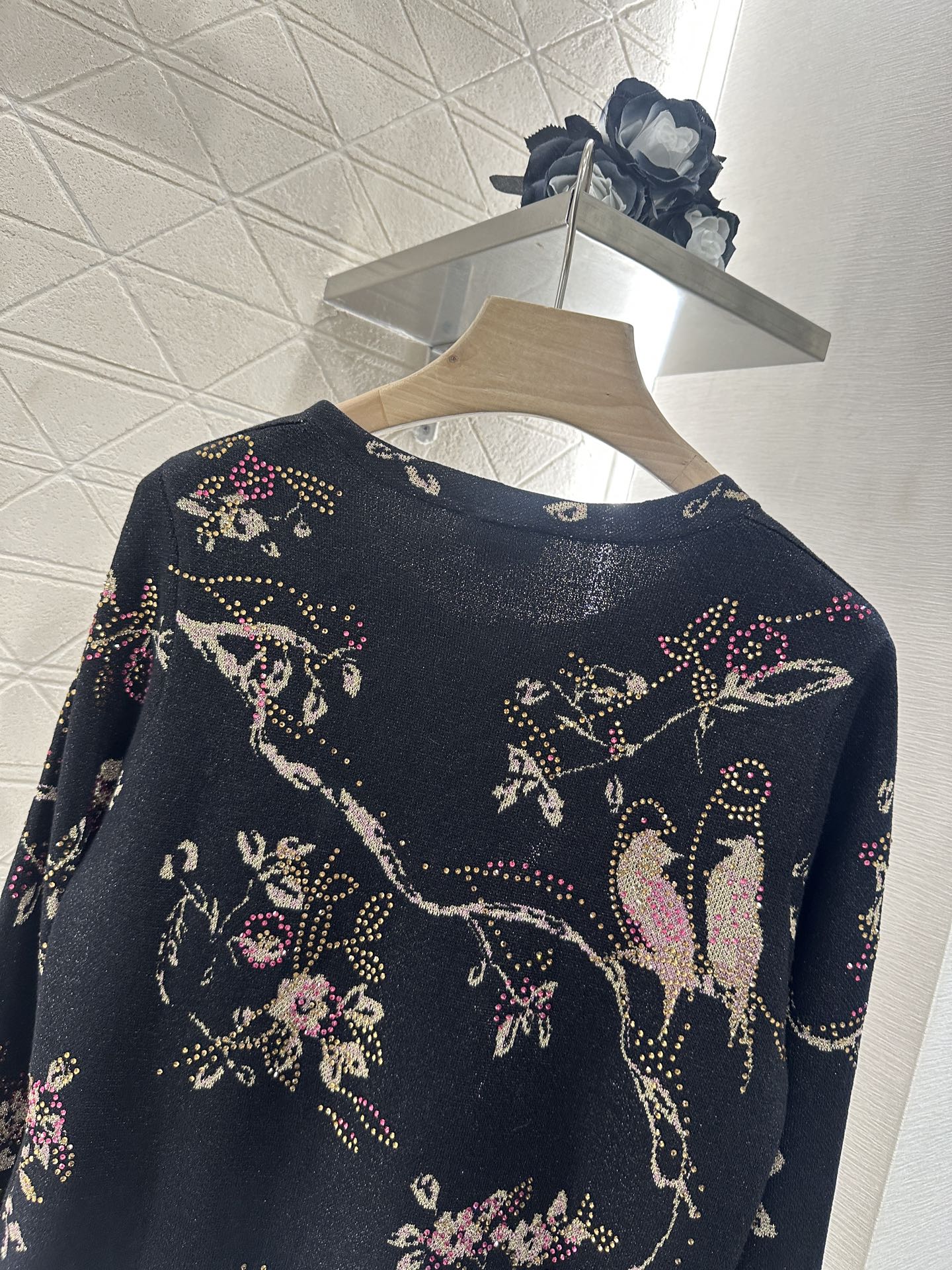 C 2025 new product Hot diamond knitted cardigan