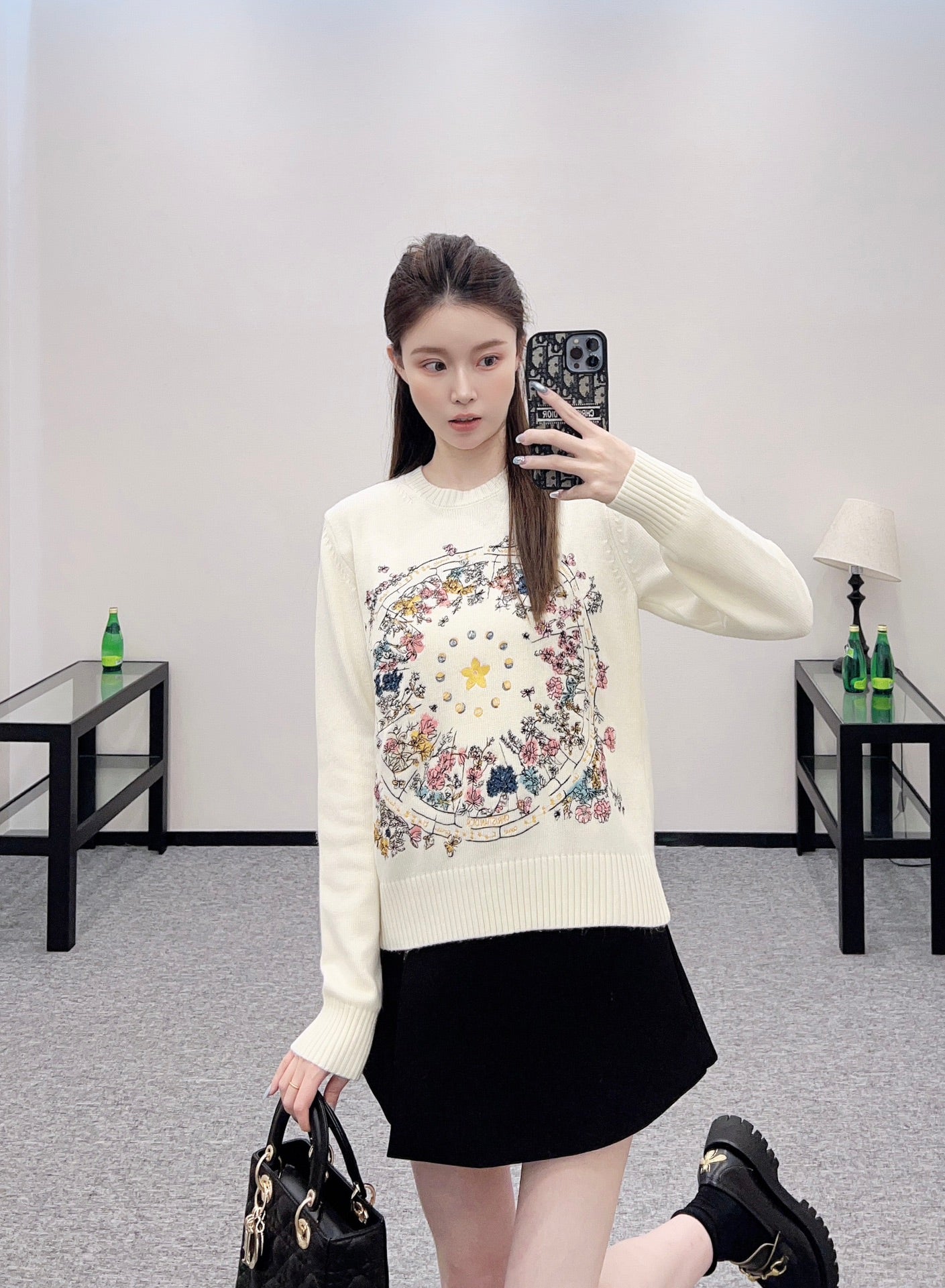 D 2025 new products Embroidered sweater