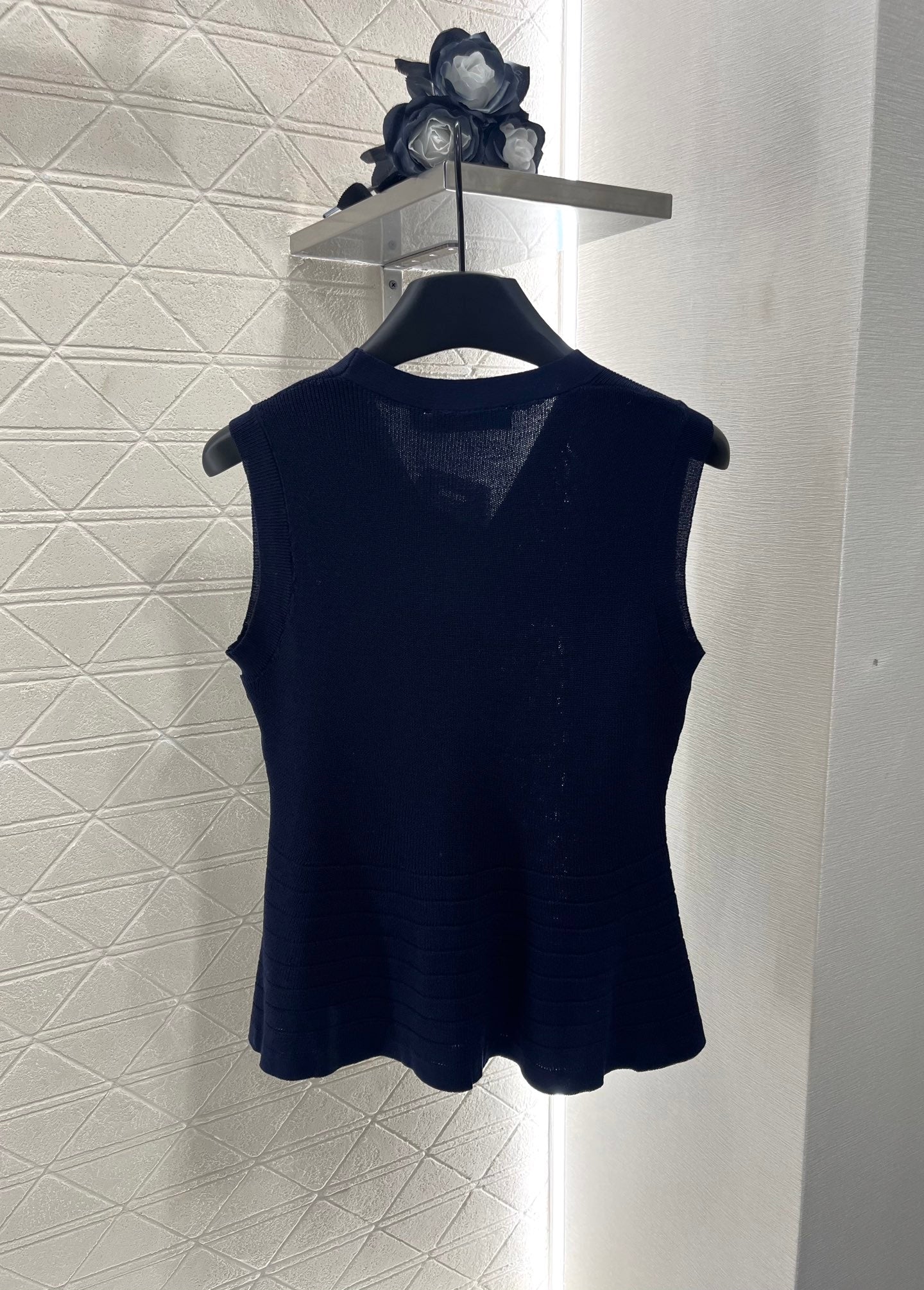 D 2025 new product Silk scarf knitted vest