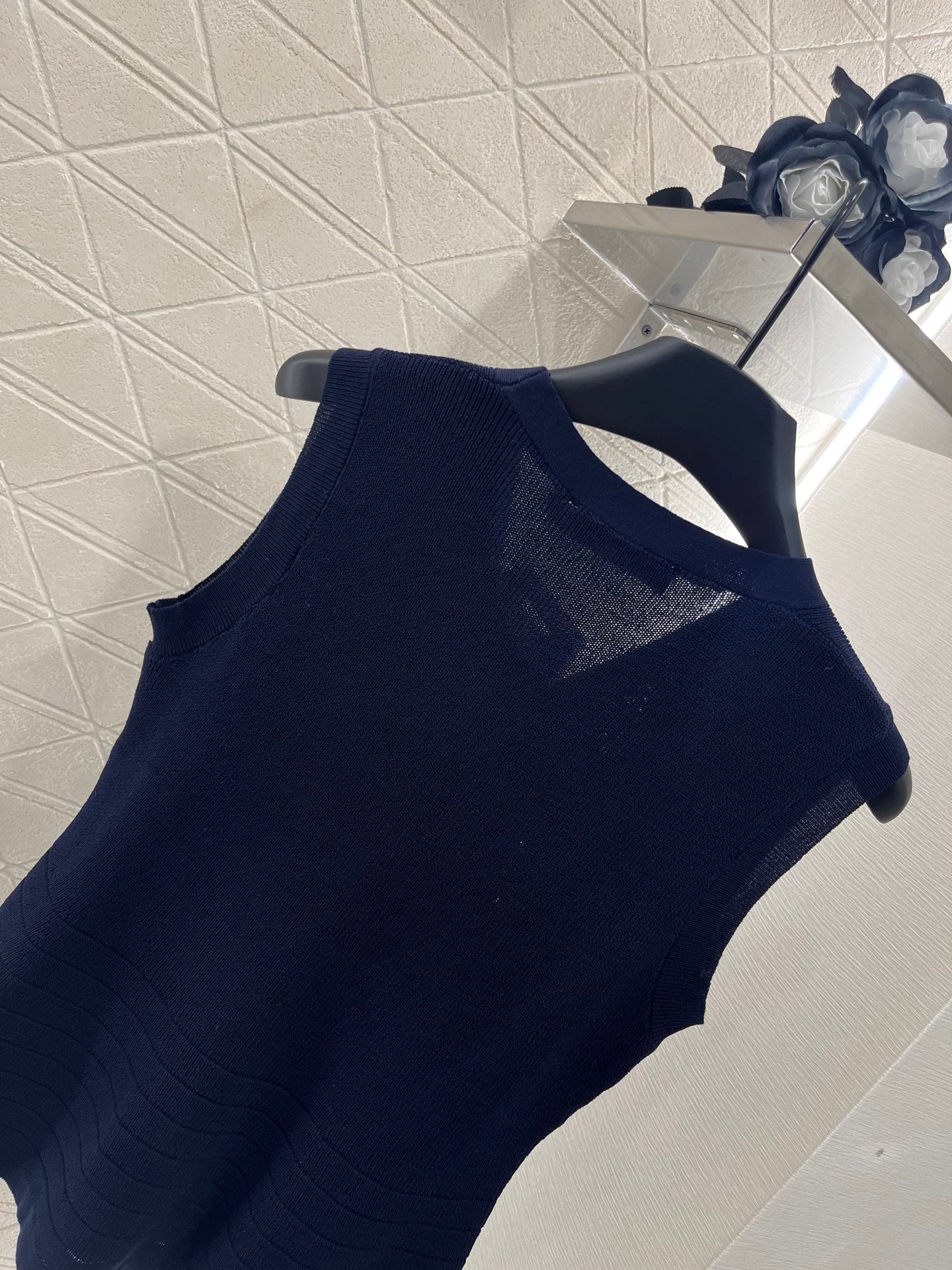 D 2025 new product Silk scarf knitted vest