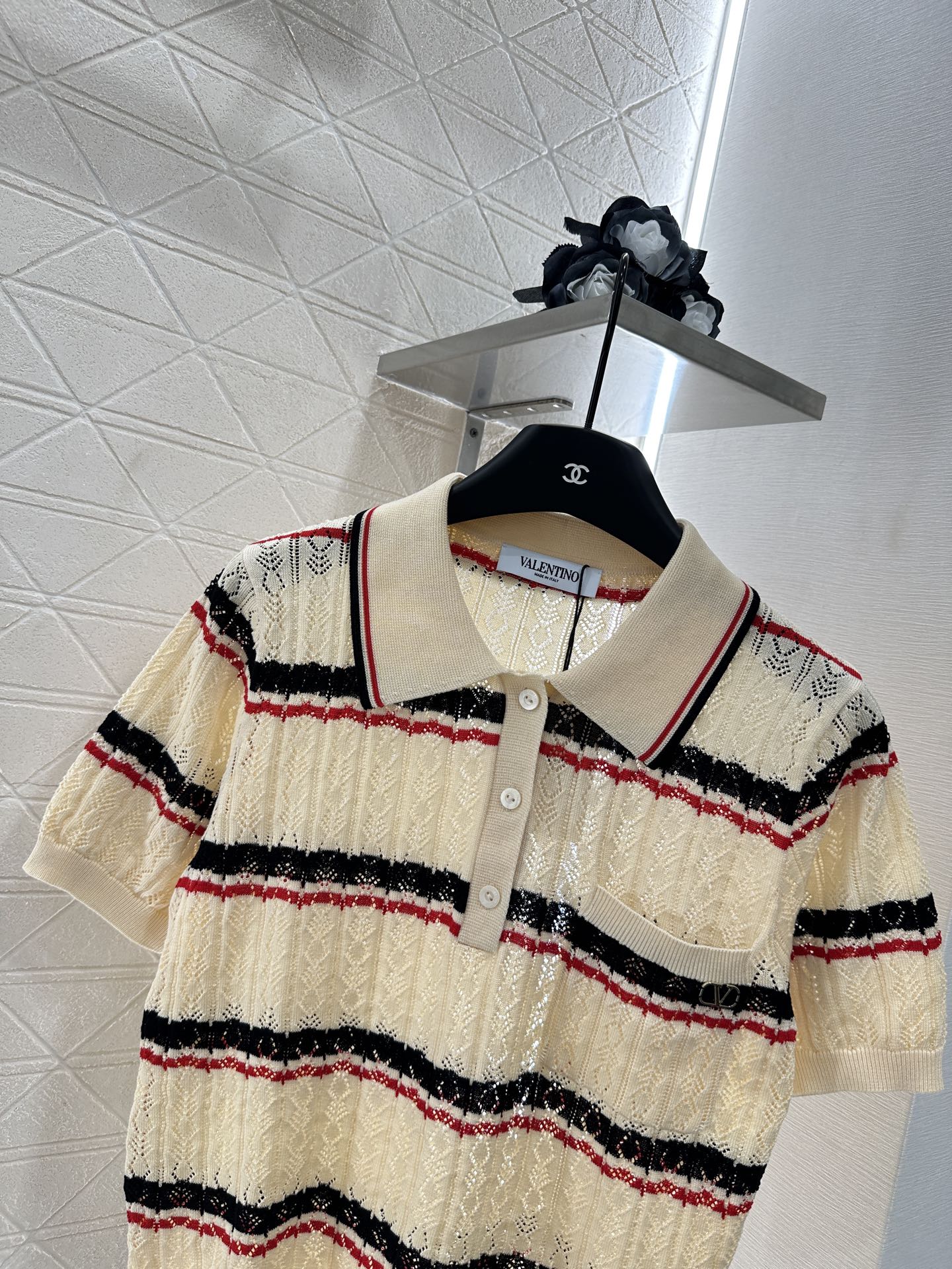 V 2025 new products Knitted short sleeves