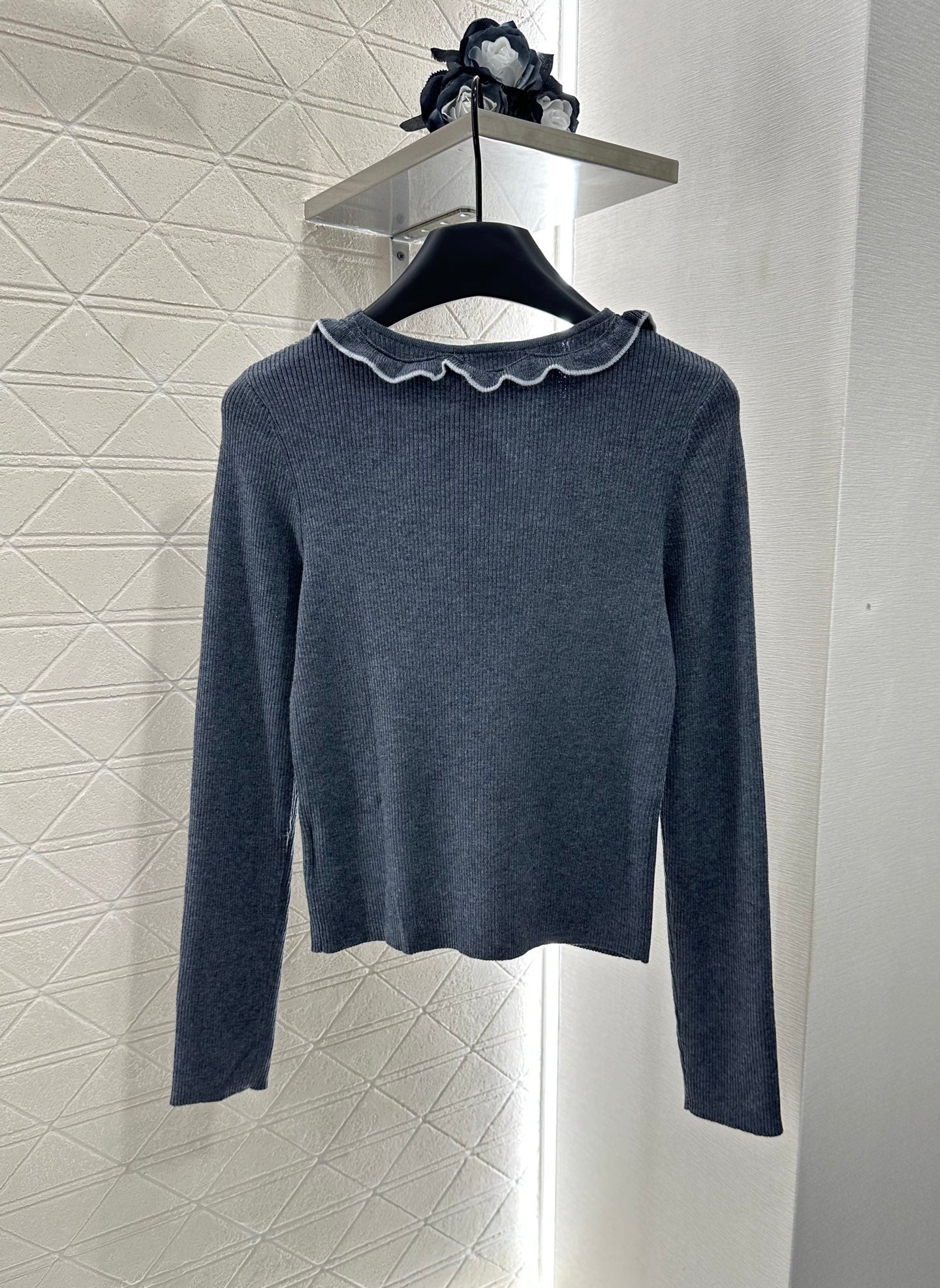 D 2025 new product Flower knitted cardigan