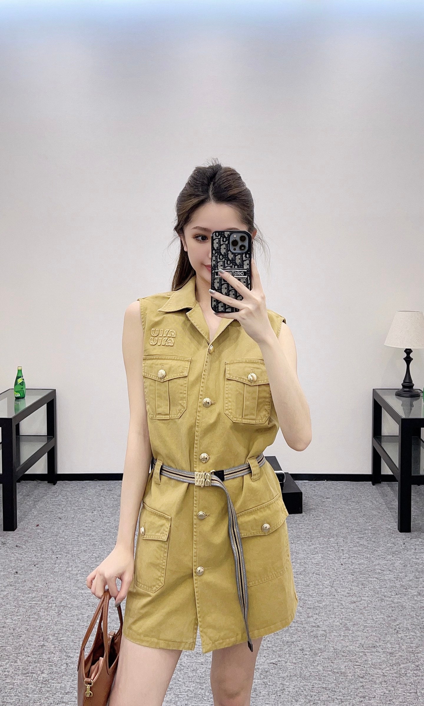 M 2025 new products Belt vest skirt