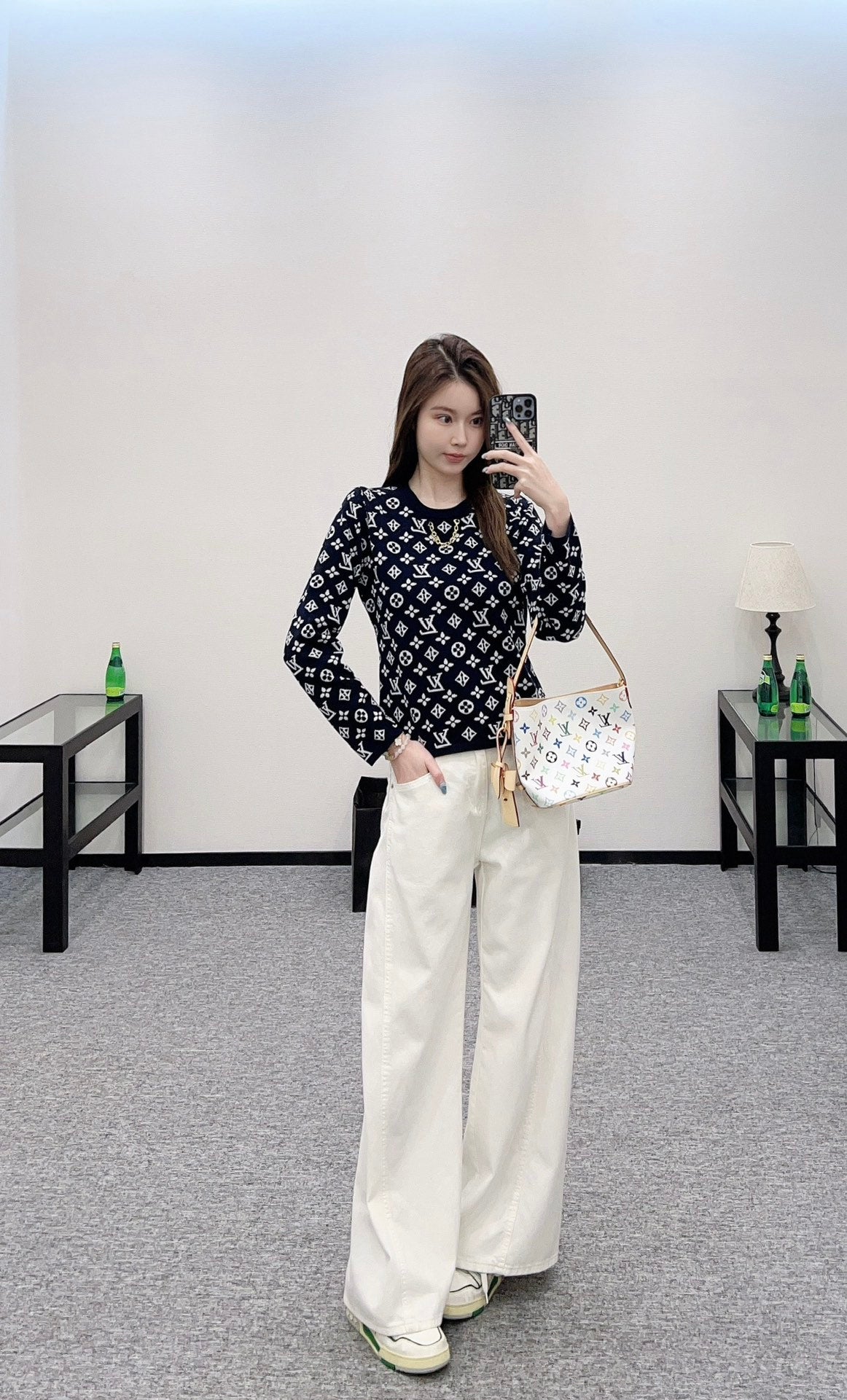 L 25 new product Chain knitted long sleeves