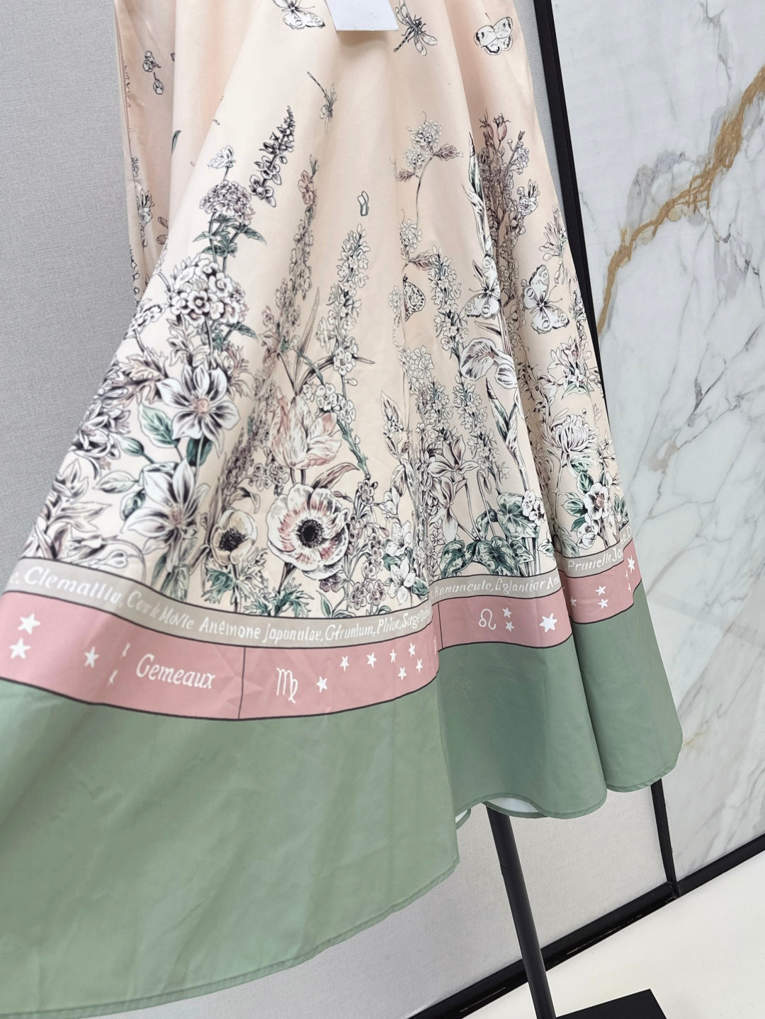 D 25ss printed skirt