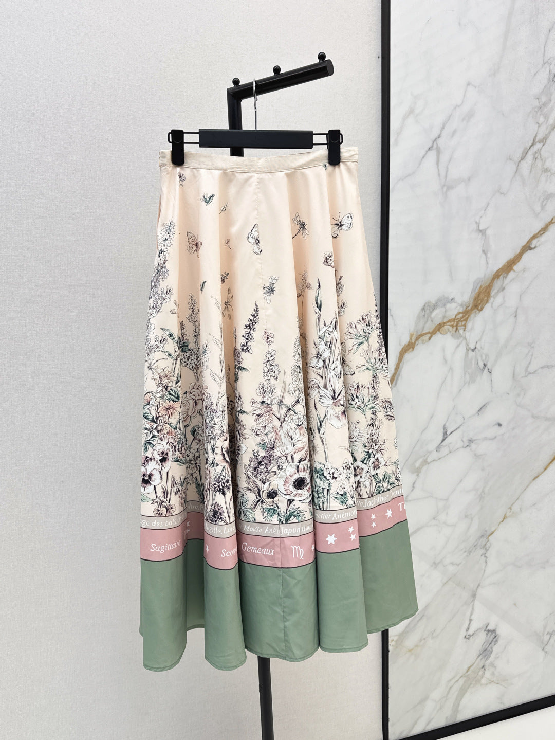 D 25ss printed skirt