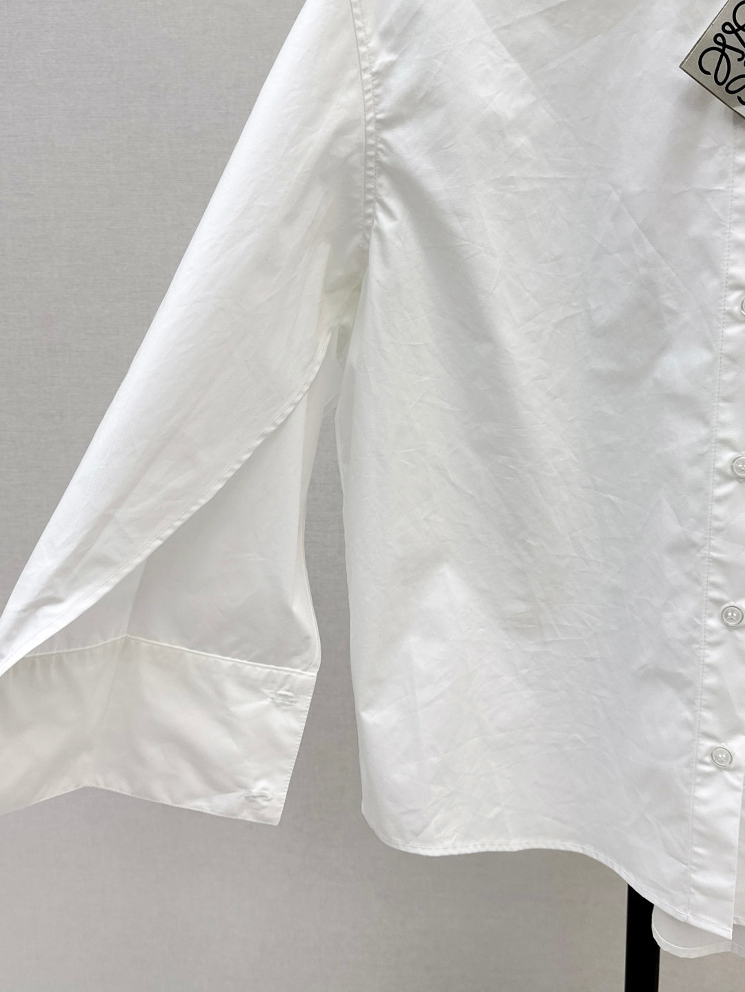 Lo 25ss embroidered shirt