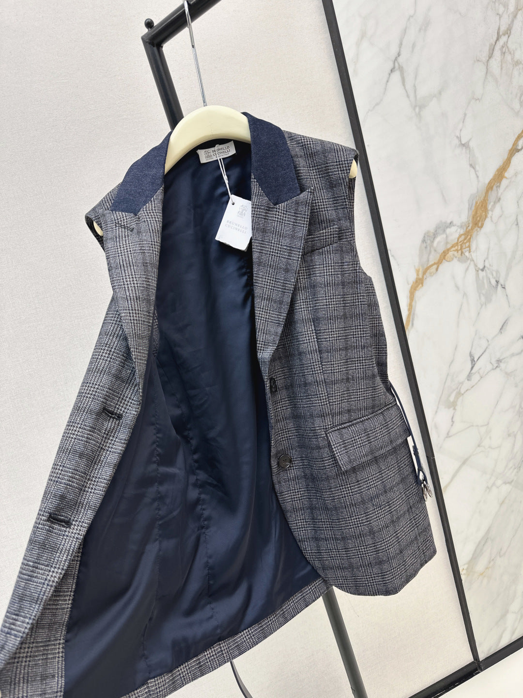 Bru 25fw plaid vest