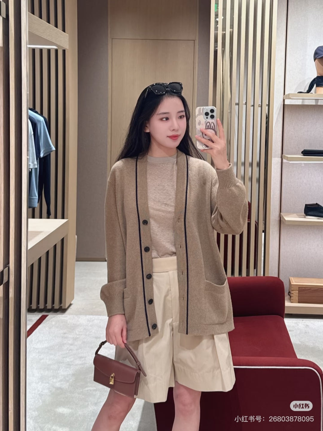 Lor 25fw cashmere cardigan