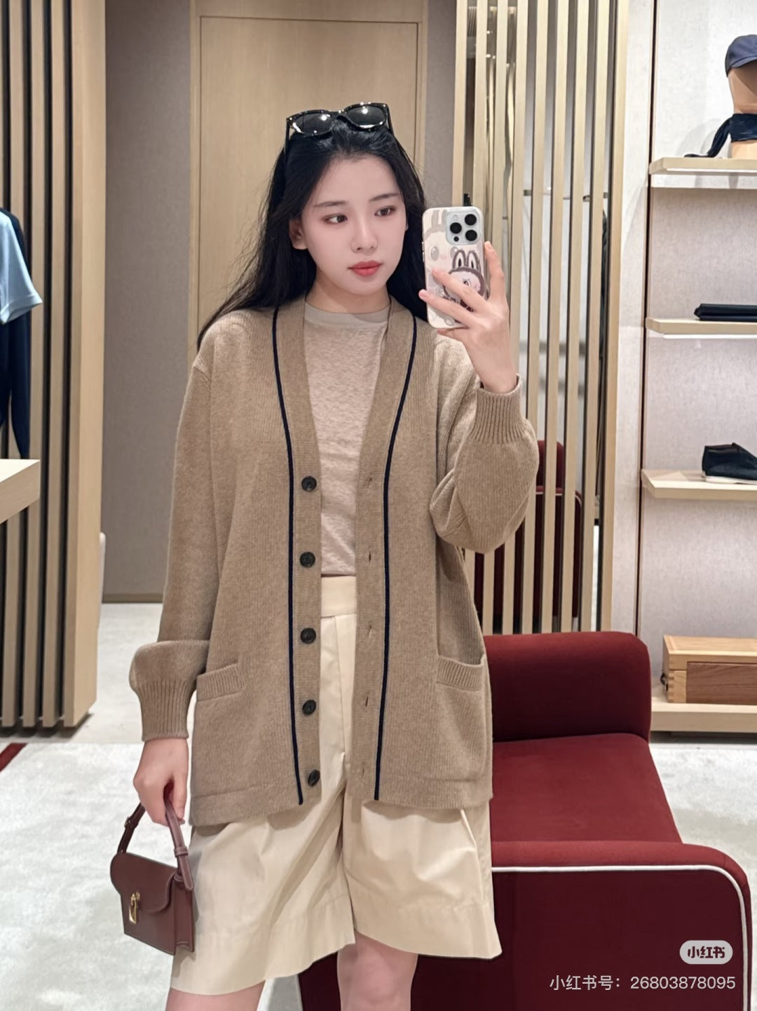 Lor 25fw cashmere cardigan