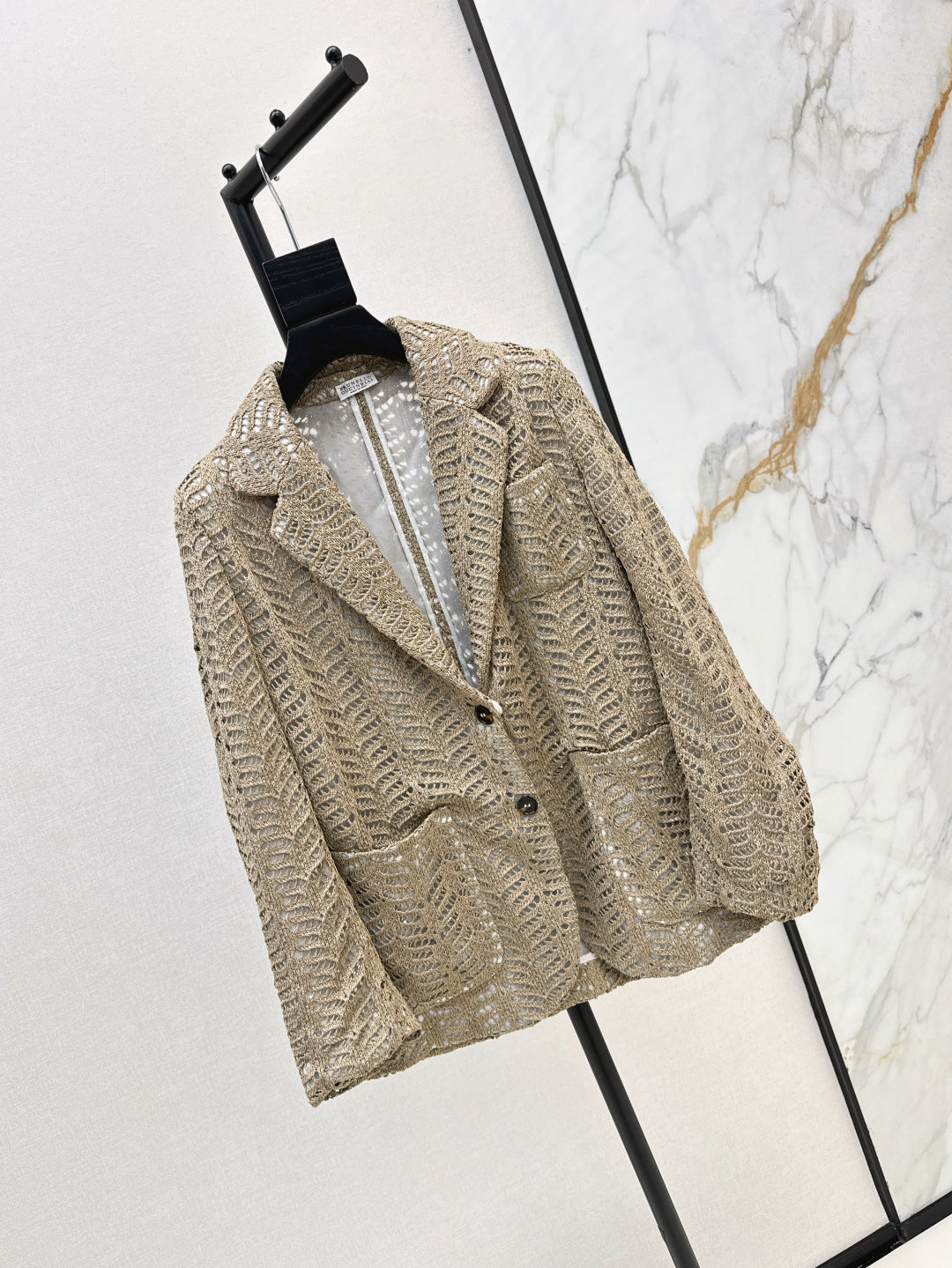 Bru 25fw hollow blazer