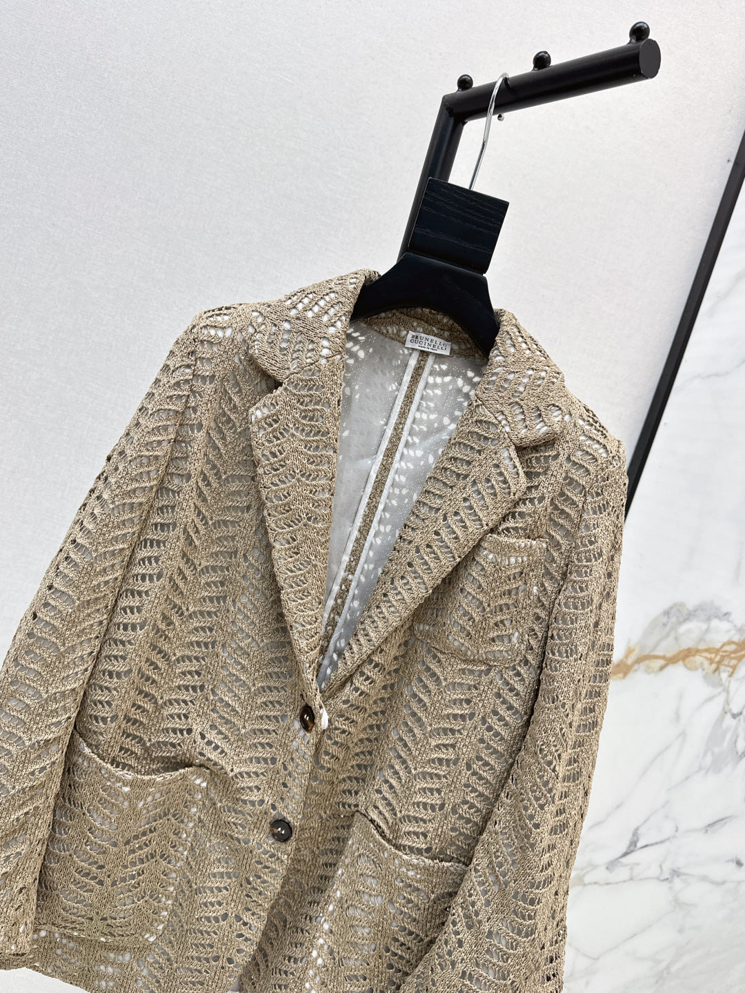 Bru 25fw hollow blazer