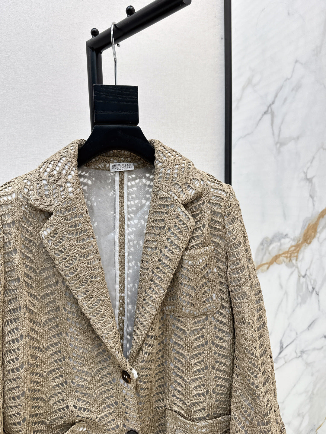 Bru 25fw hollow blazer